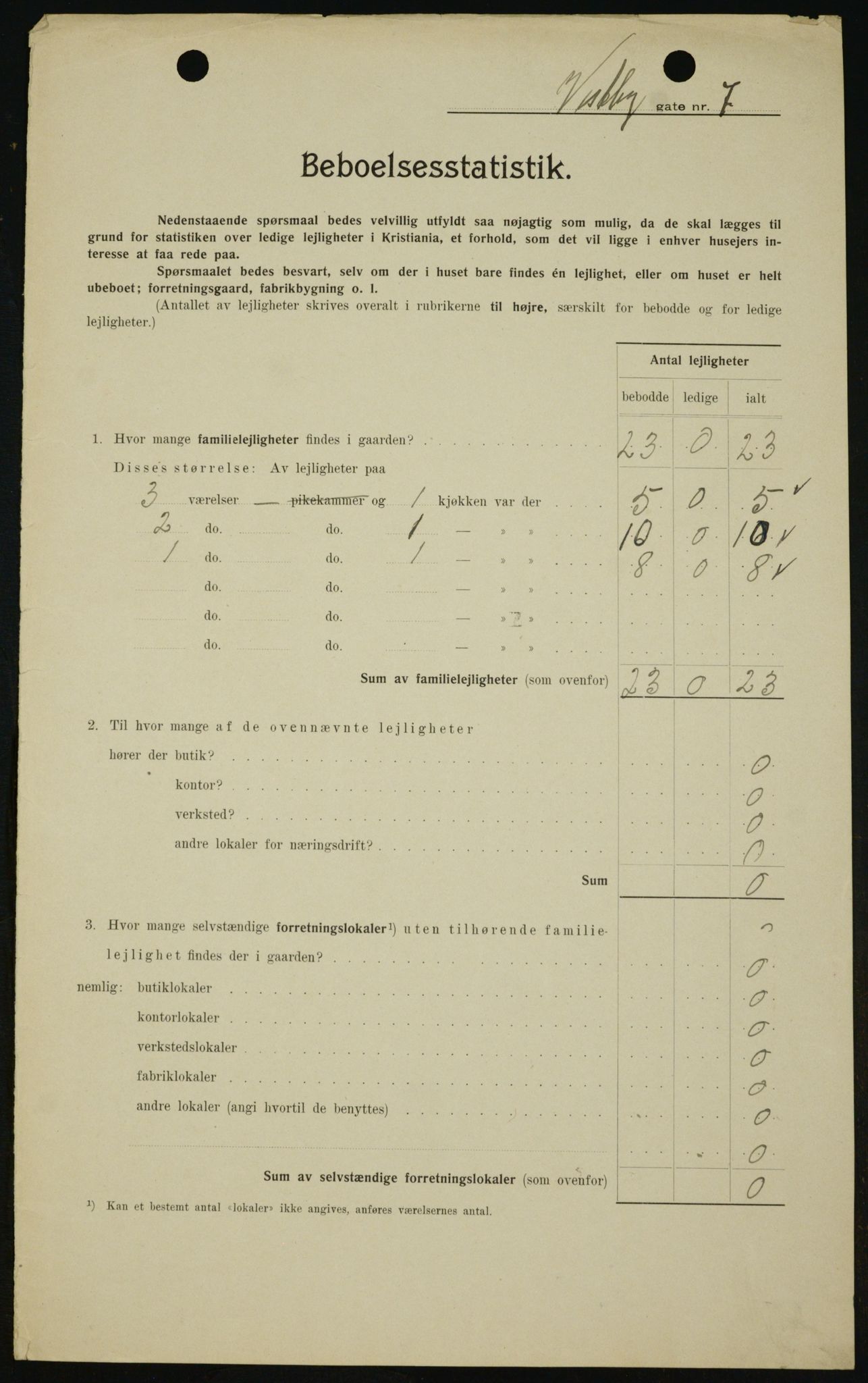 OBA, Kommunal folketelling 1.2.1909 for Kristiania kjøpstad, 1909, s. 90550