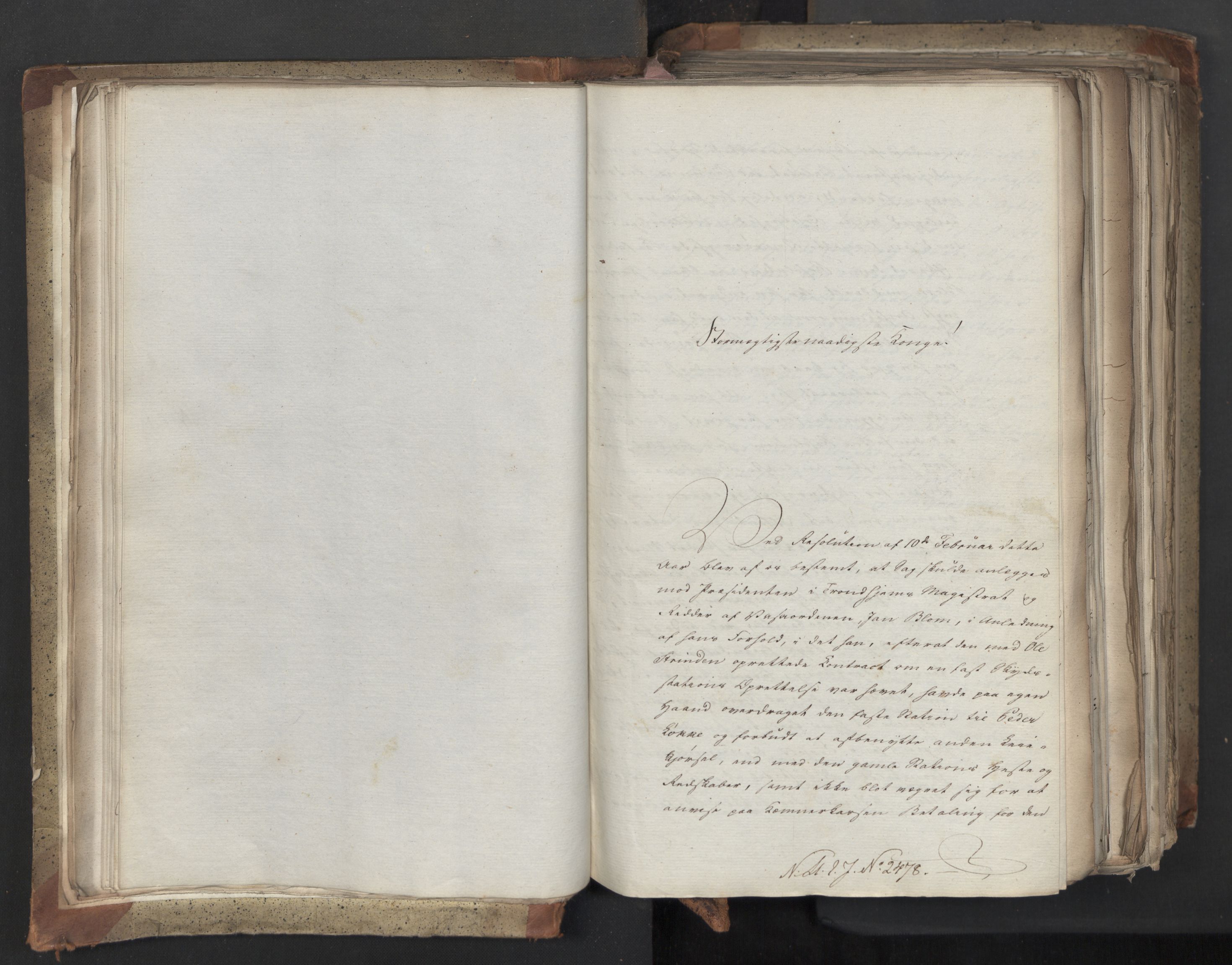 Statsrådsavdelingen i Stockholm, AV/RA-S-1003/D/Da/L0042: Regjeringsinnstillinger nr. 2467-2705, 1825, s. 31