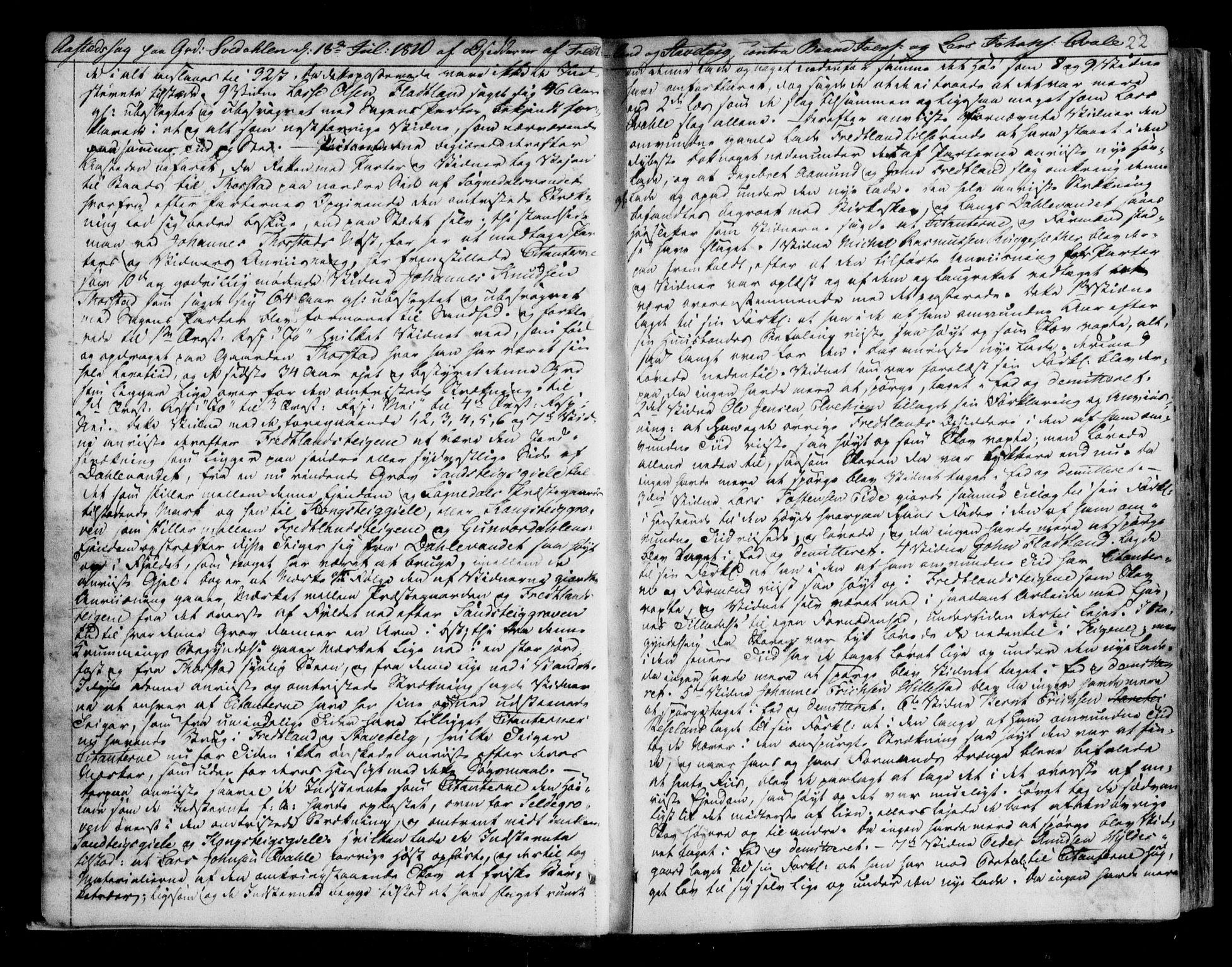 Indre Sogn tingrett, AV/SAB-A-3301/1/F/Fb/Fba/L0002: Sivile og offentlege saker, A 2, 1810-1814, s. 21b-22a