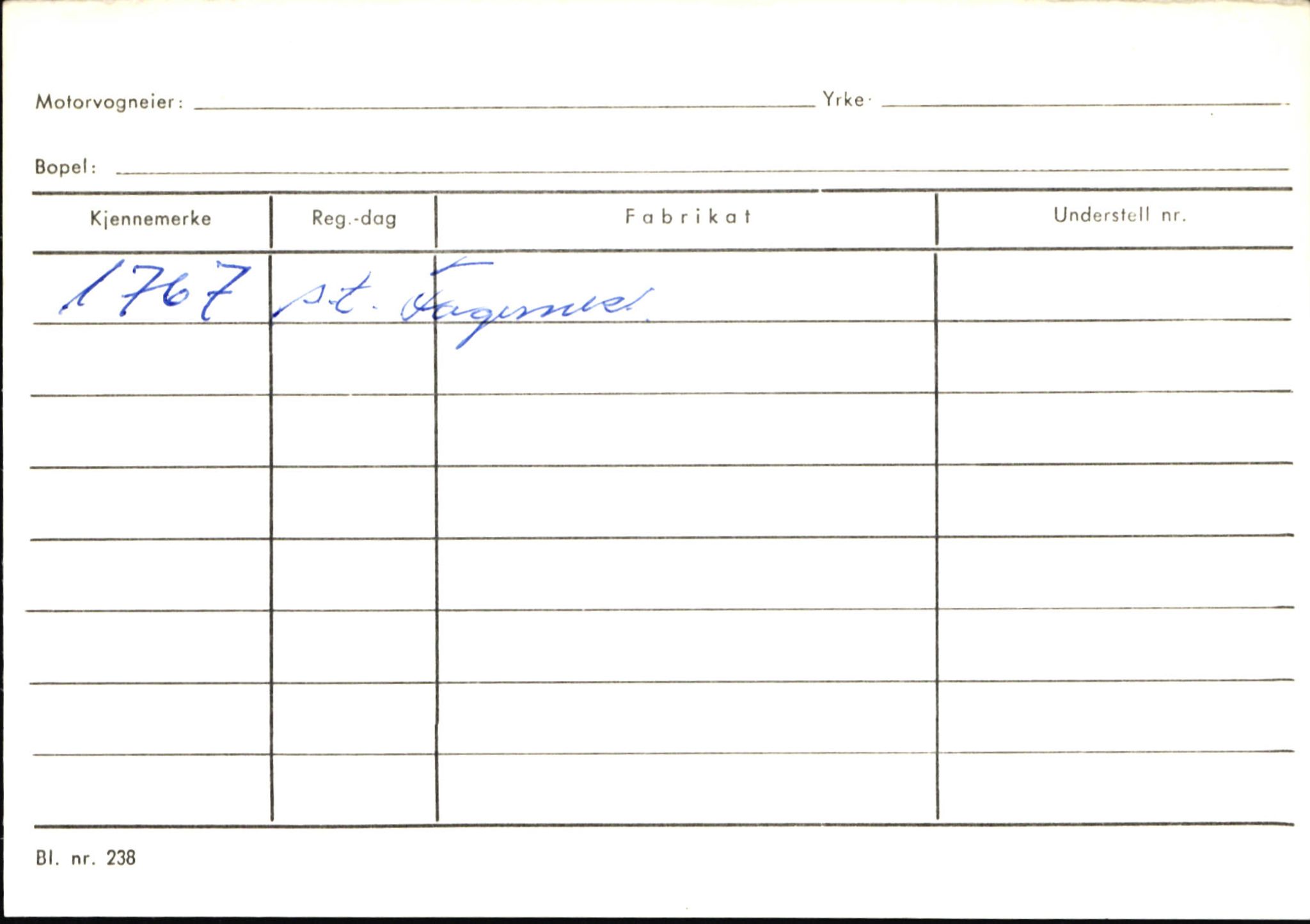 Statens vegvesen, Sogn og Fjordane vegkontor, SAB/A-5301/4/F/L0145: Registerkort Vågsøy S-Å. Årdal I-P, 1945-1975, s. 2164