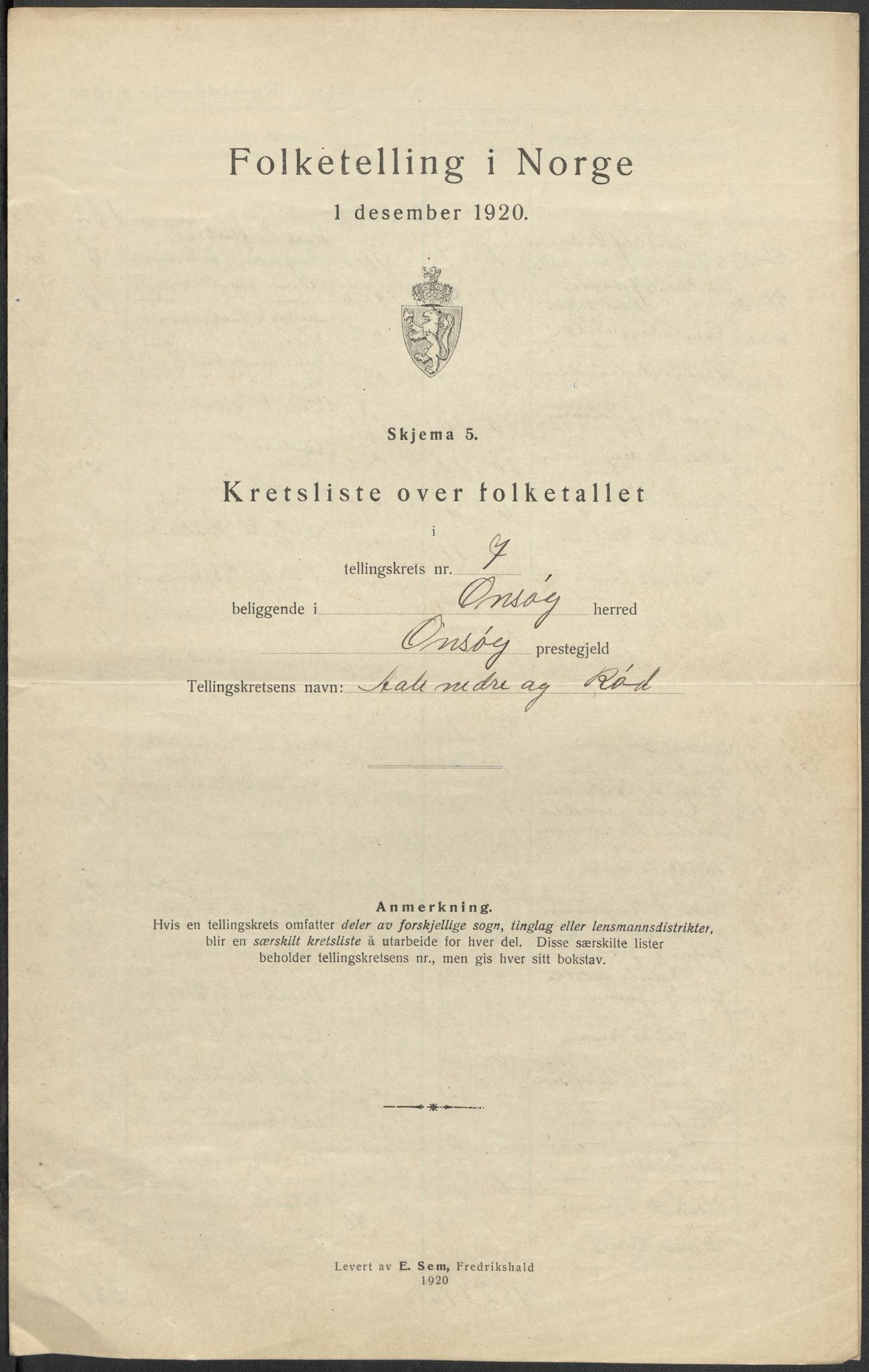 SAO, Folketelling 1920 for 0134 Onsøy herred, 1920, s. 29