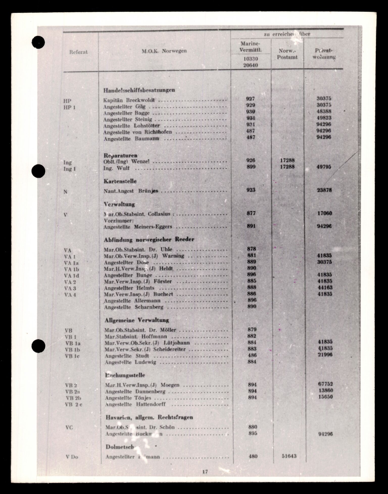 Forsvarets Overkommando. 2 kontor. Arkiv 11.4. Spredte tyske arkivsaker, AV/RA-RAFA-7031/D/Dar/Darb/L0014: Reichskommissariat., 1942-1944, s. 145