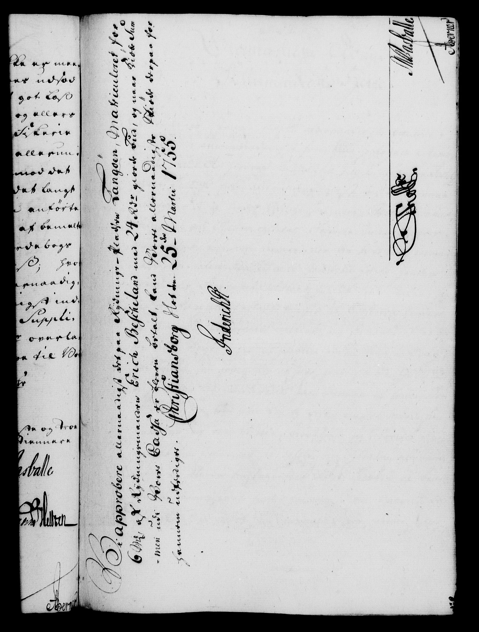 Rentekammeret, Kammerkanselliet, RA/EA-3111/G/Gf/Gfa/L0037: Norsk relasjons- og resolusjonsprotokoll (merket RK 52.37), 1755, s. 161