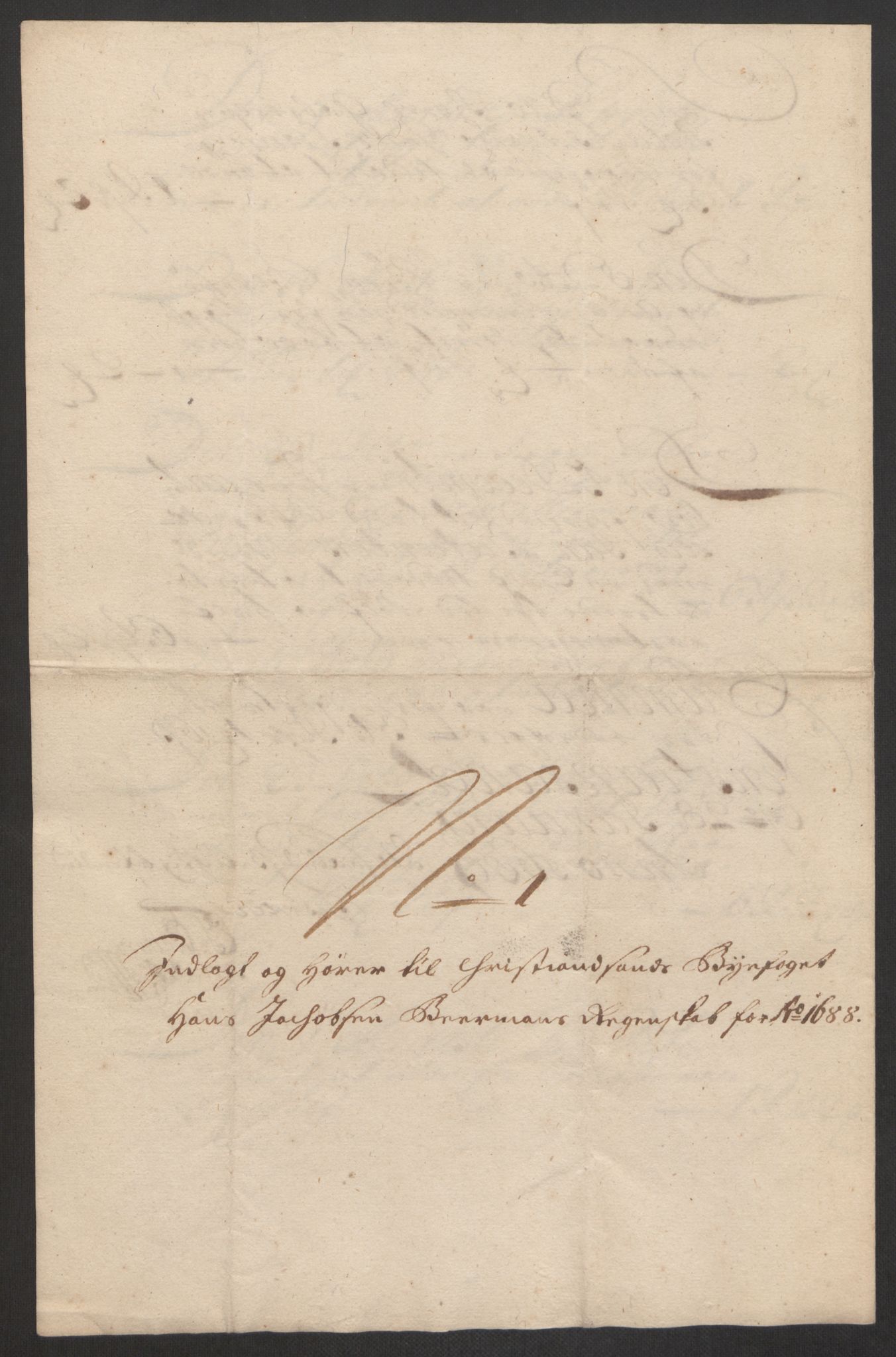 Rentekammeret inntil 1814, Reviderte regnskaper, Byregnskaper, RA/EA-4066/R/Rm/L0285: [M18] Sikt og sakefall, 1681-1718, s. 103