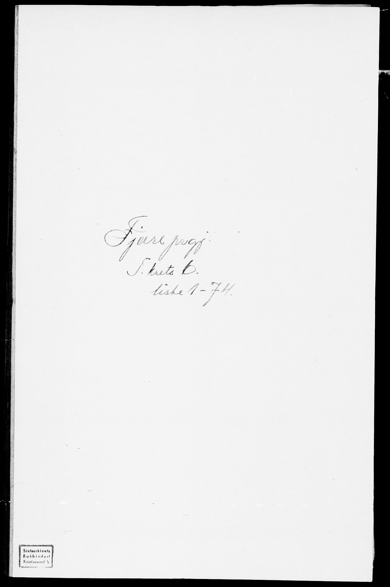 SAK, Folketelling 1875 for 0923L Fjære prestegjeld, Fjære sokn, 1875, s. 1389