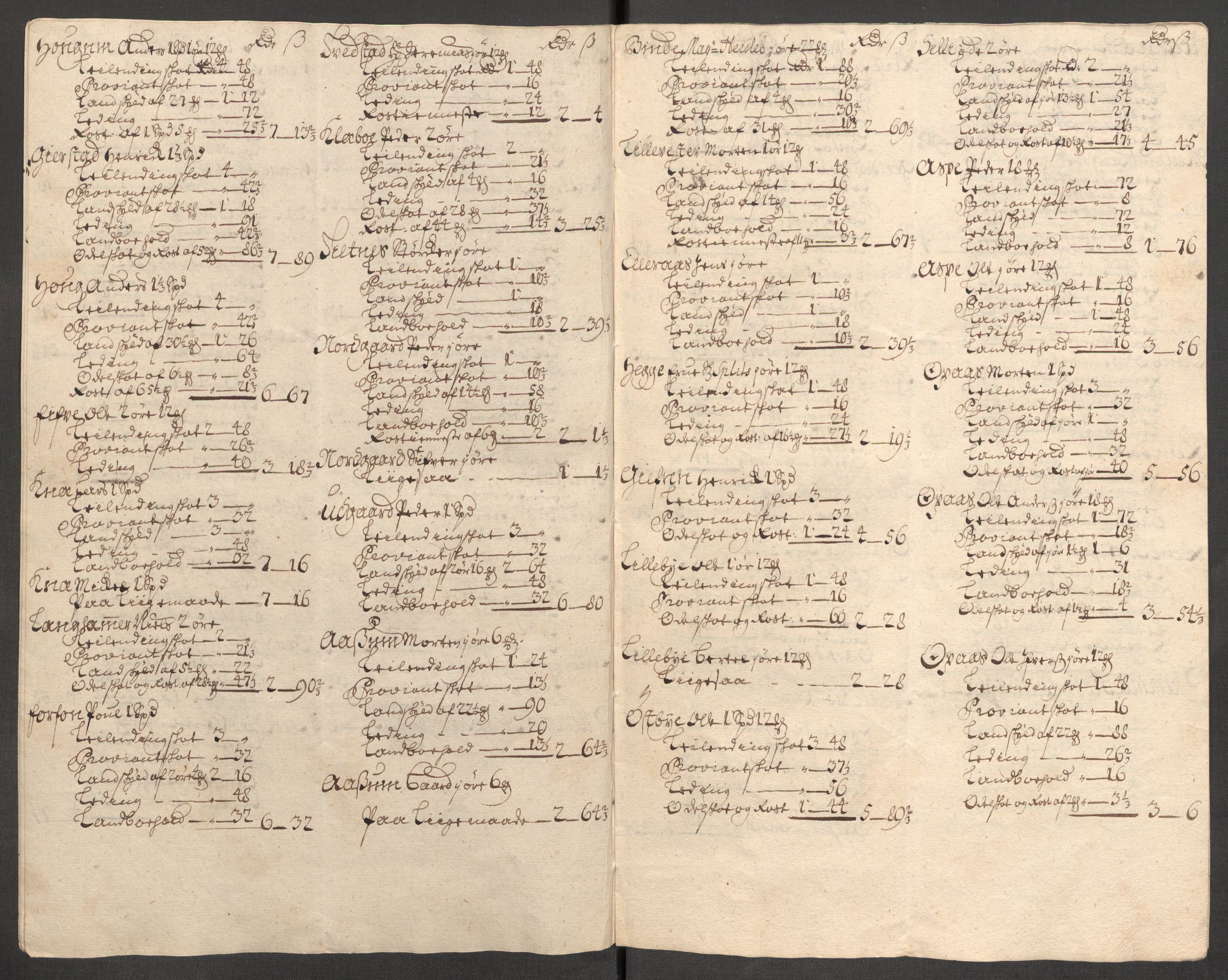 Rentekammeret inntil 1814, Reviderte regnskaper, Fogderegnskap, RA/EA-4092/R63/L4314: Fogderegnskap Inderøy, 1705, s. 181