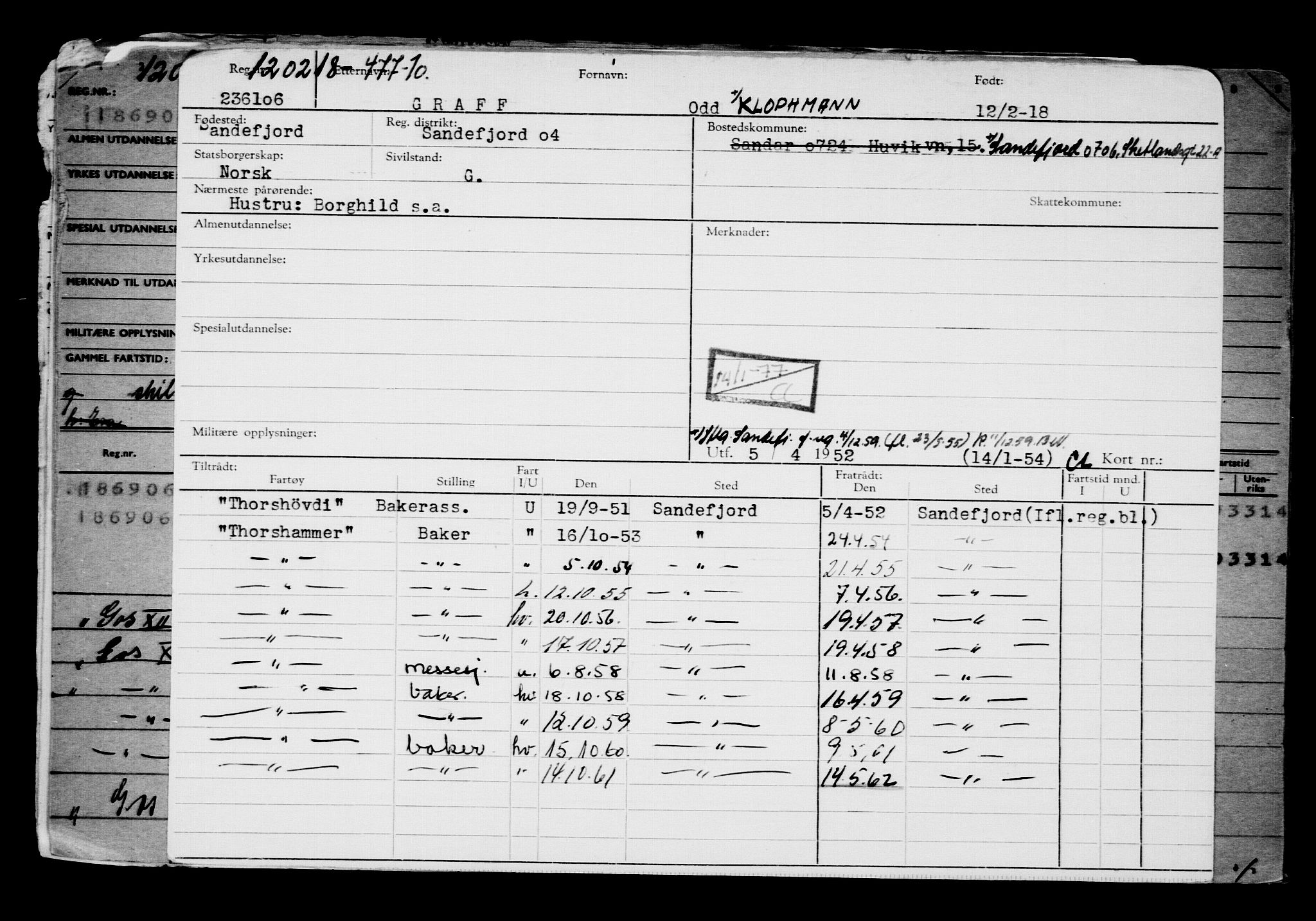 Direktoratet for sjømenn, AV/RA-S-3545/G/Gb/L0155: Hovedkort, 1918, s. 481