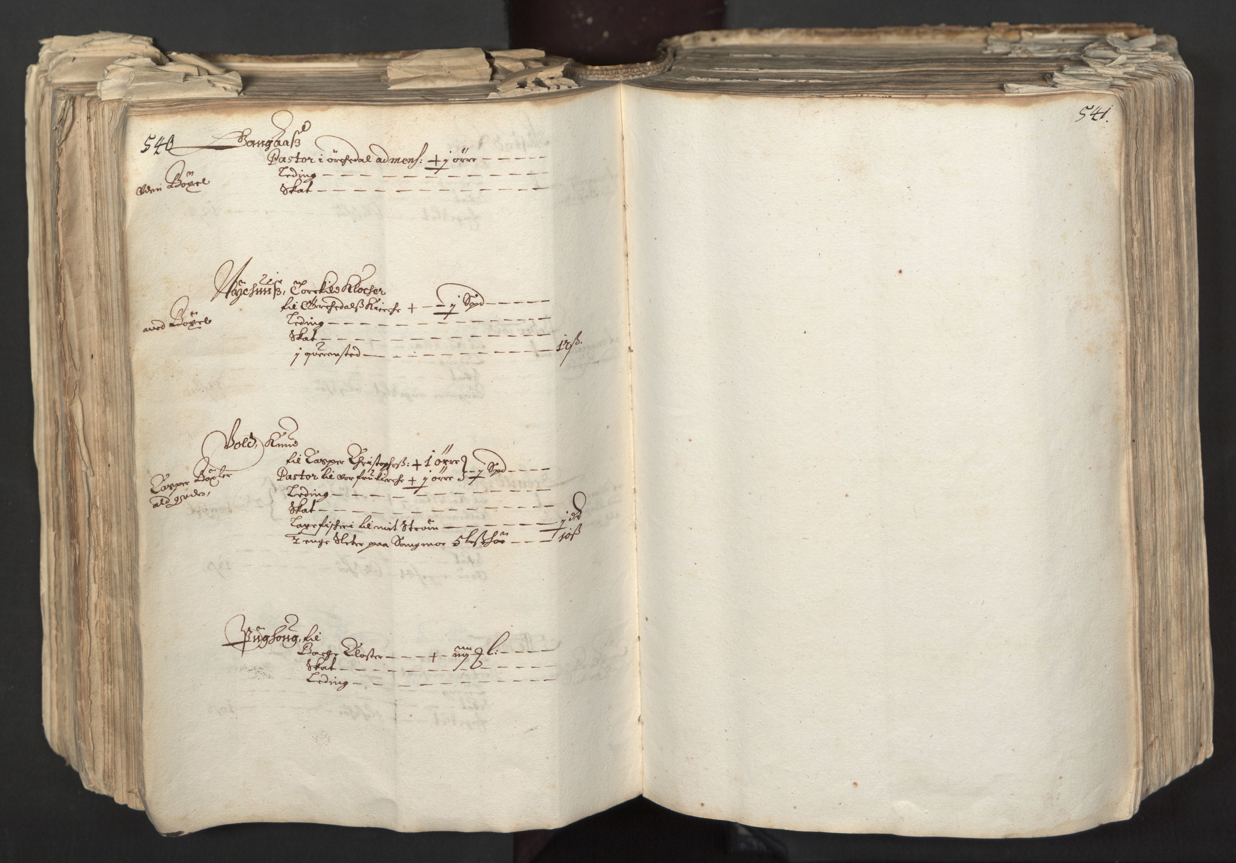 Rentekammeret inntil 1814, Realistisk ordnet avdeling, RA/EA-4070/L/L0027: Trondheim lagdømme:, 1661, s. 540-541