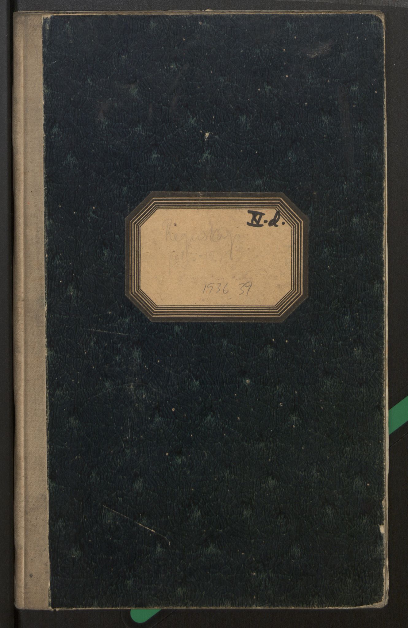 Fiskeridirektoratet - 1 Adm. ledelse - 16 De fiskerikyndige konsulenter, AV/SAB-A-2007/F/Fb/L0005: Regnskap for fiskeristasjon i Ny-Ålesund, 1935-1939, s. 316