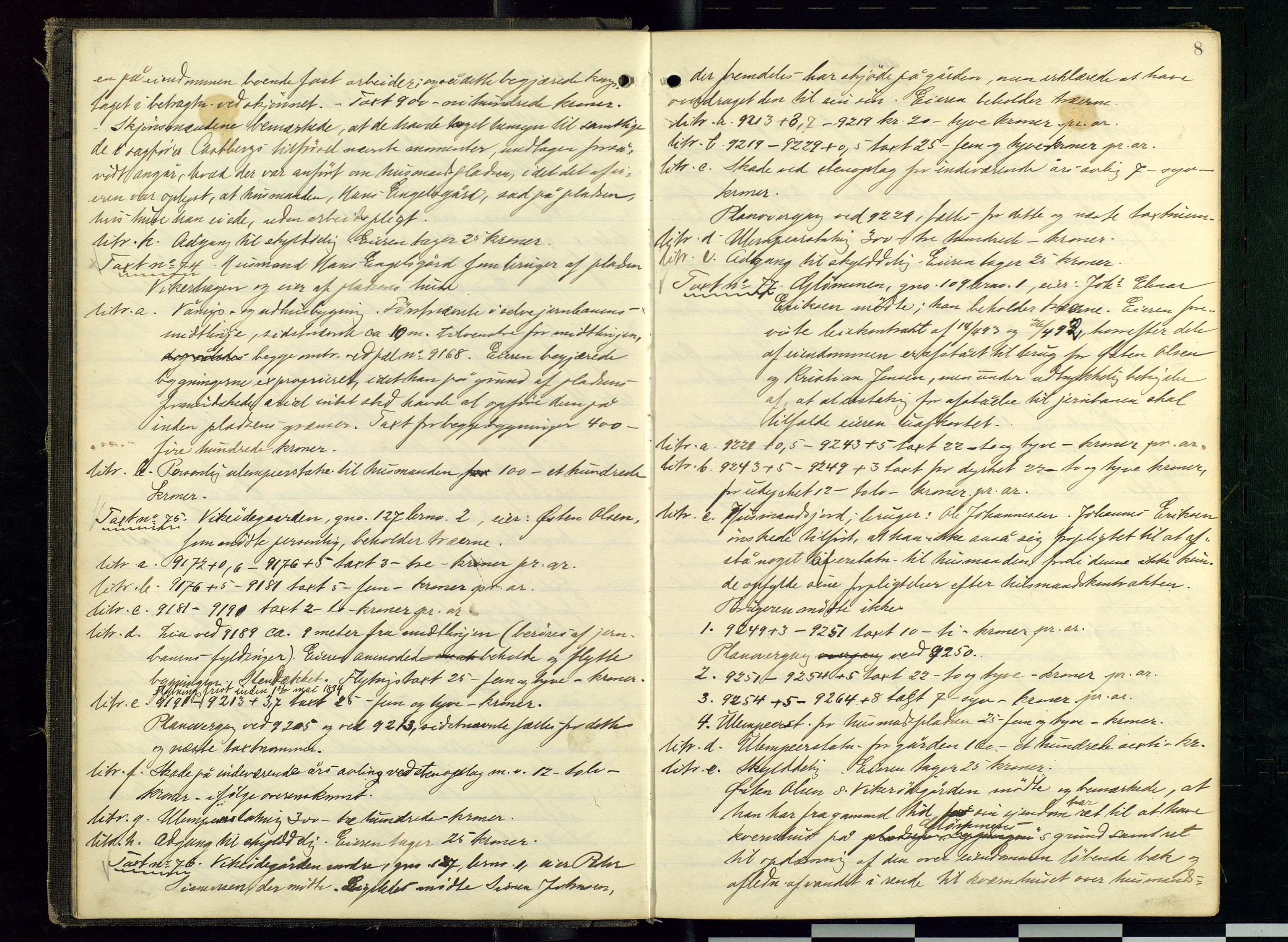 Mellom-Gudbrandsdal sorenskriveri, SAH/TING-038/G/Gc/Gca/L0018: Ekstrarettsprotokoll, 1893-1898, s. 8