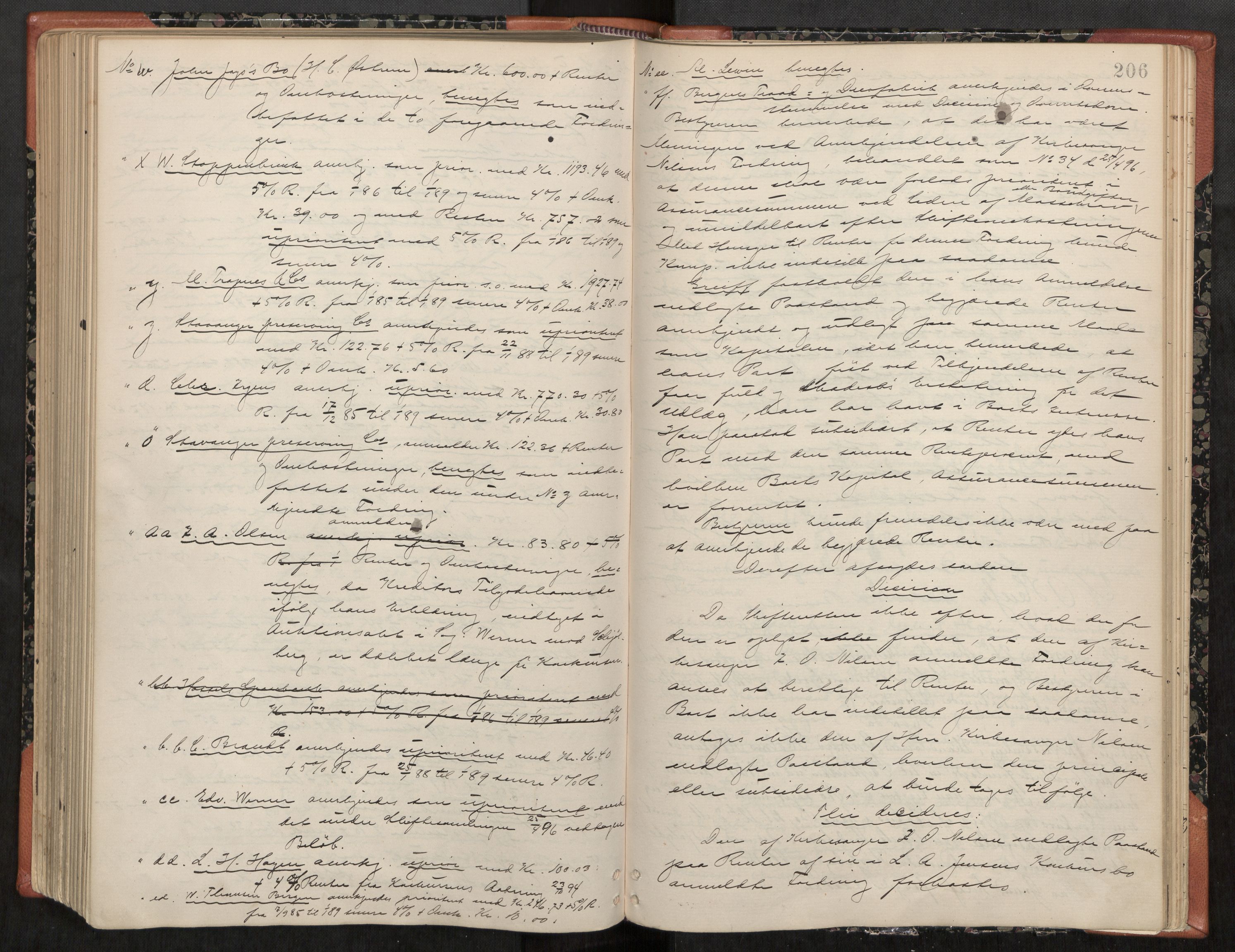 Namdal sorenskriveri, AV/SAT-A-4133/1/3/3B/L0006: Skiftebehandlingsprotokoll, 1888-1899, s. 206