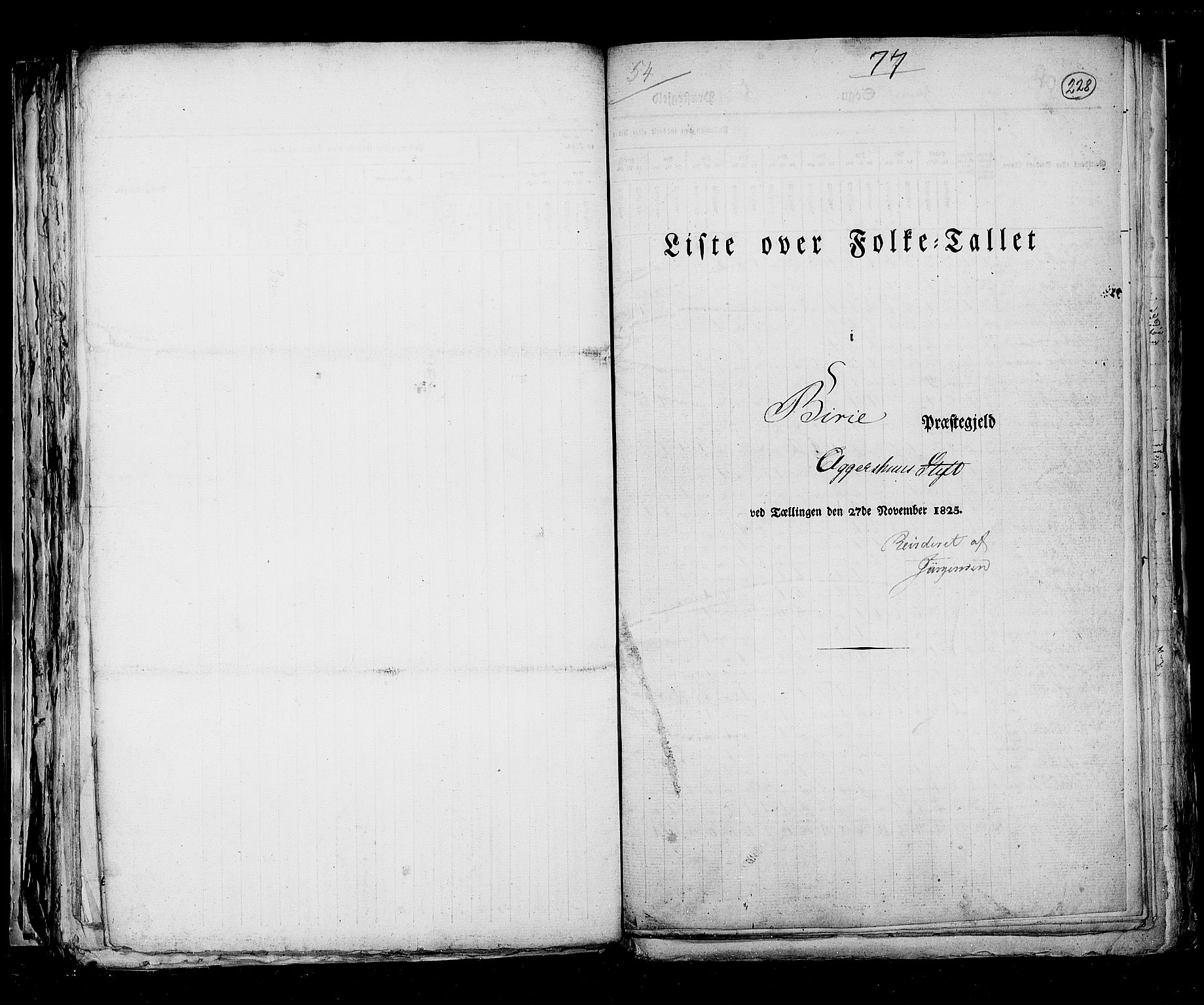 RA, Folketellingen 1825, bind 6: Kristians amt, 1825, s. 228