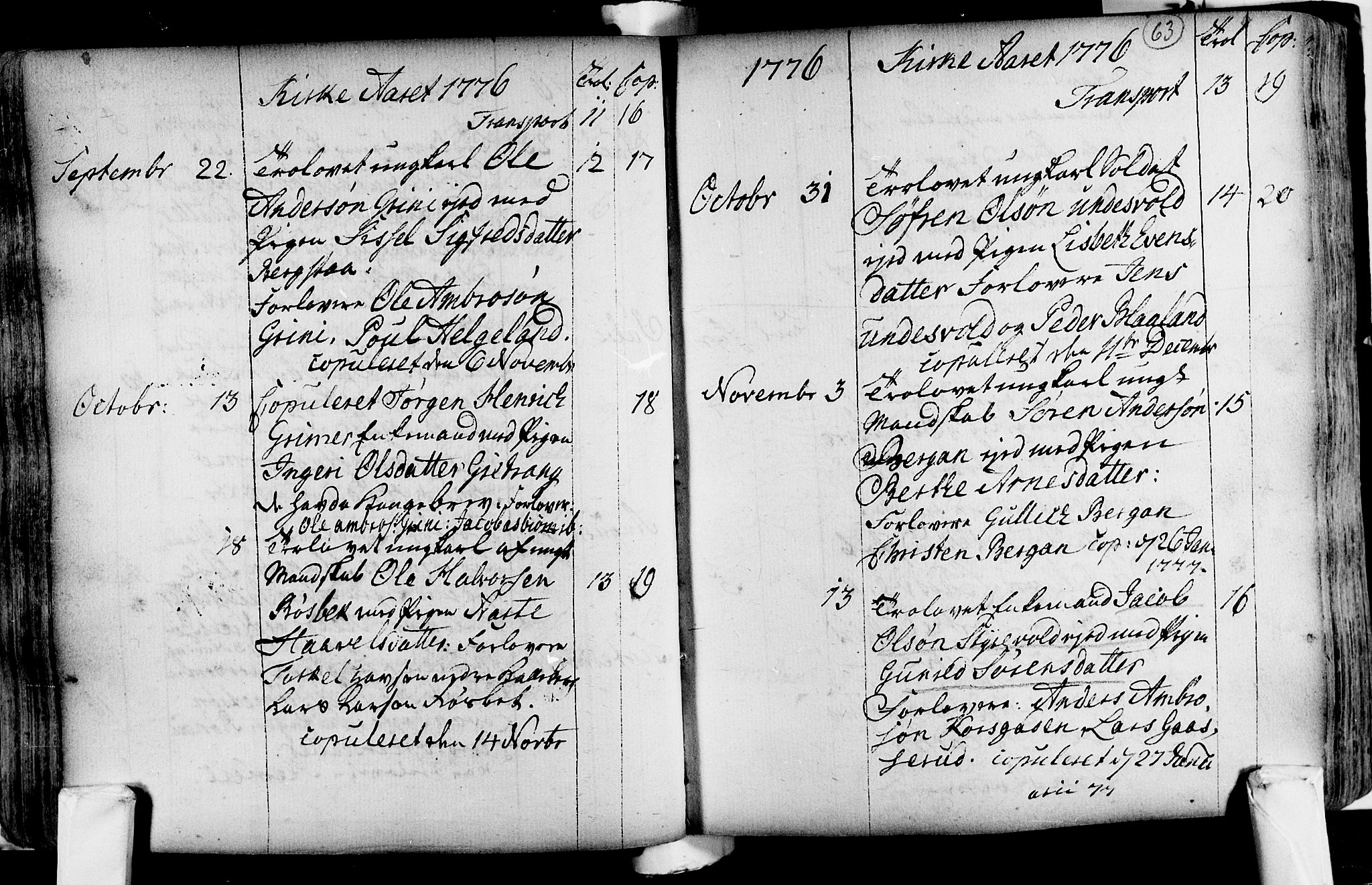 Lardal kirkebøker, SAKO/A-350/F/Fa/L0004: Ministerialbok nr. i 4, 1733-1815, s. 63