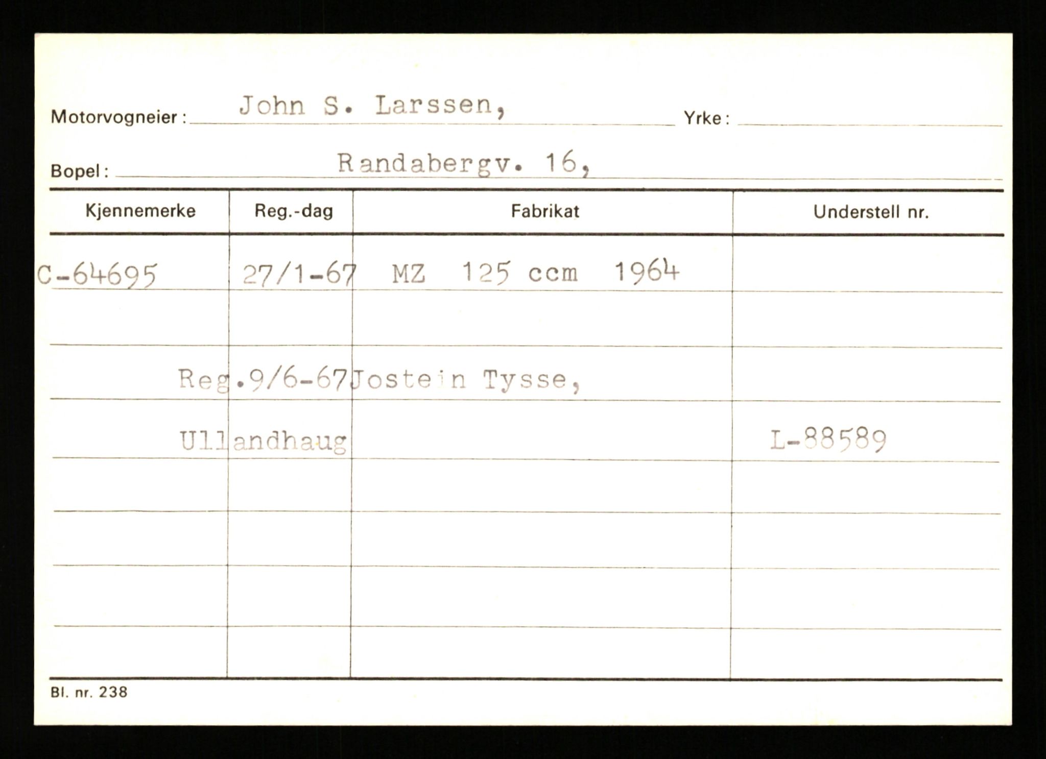 Stavanger trafikkstasjon, AV/SAST-A-101942/0/G/L0007: Registreringsnummer: 49019 - 67460, 1930-1971, s. 2893