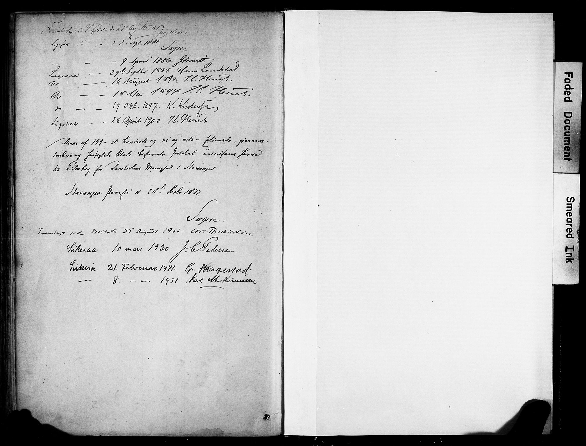 Domkirken sokneprestkontor, AV/SAST-A-101812/001/30/30BA/L0025: Ministerialbok nr. A 24, 1877-1927