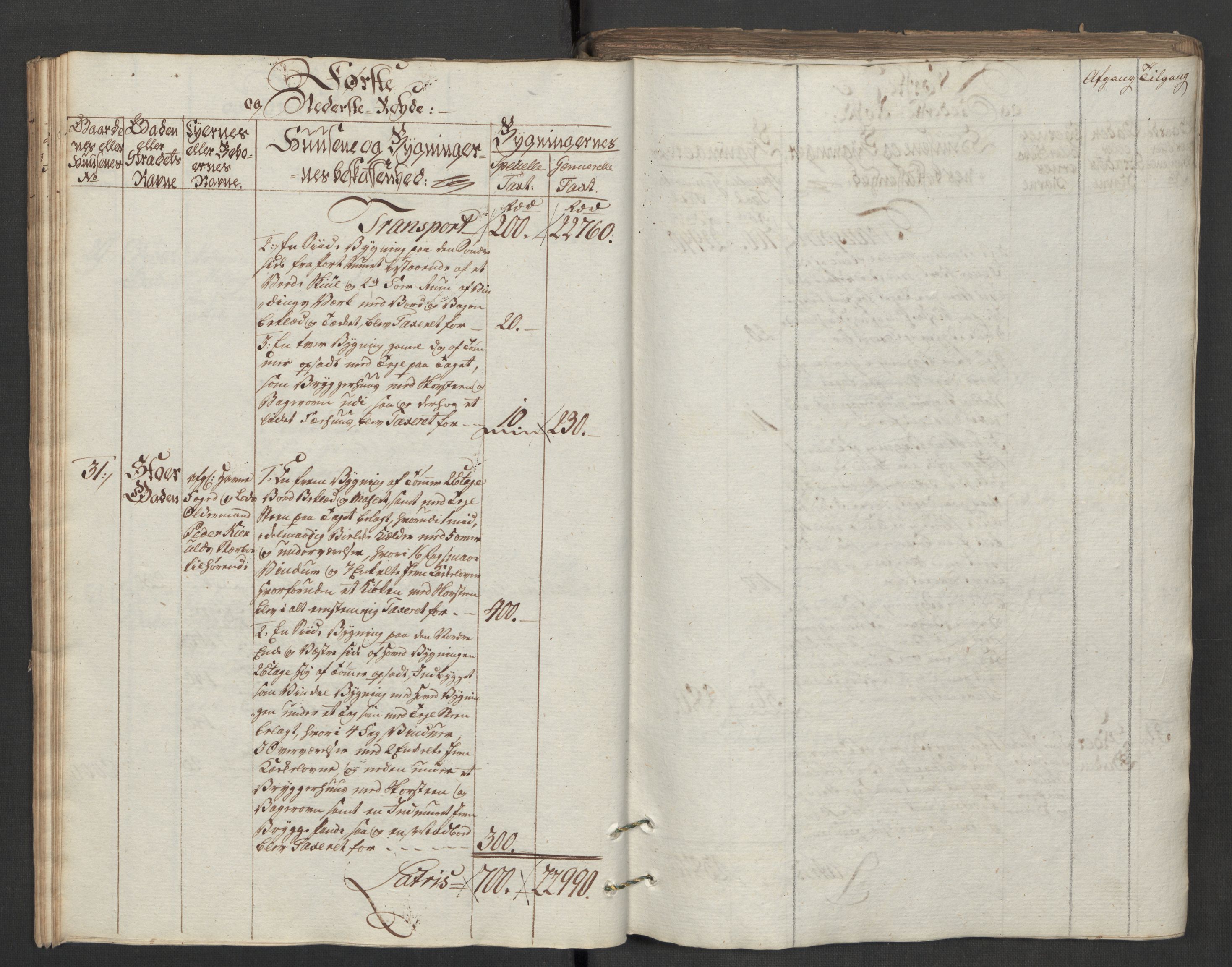 Kommersekollegiet, Brannforsikringskontoret 1767-1814, AV/RA-EA-5458/F/Fa/L0040/0004: Moss / Branntakstprotokoll, 1787, s. 30
