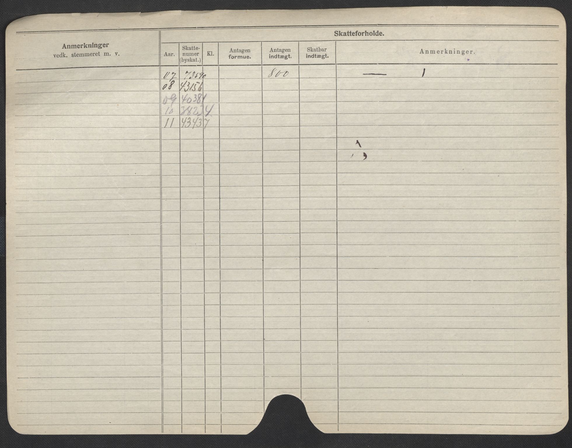 Oslo folkeregister, Registerkort, SAO/A-11715/F/Fa/Fac/L0010: Menn, 1906-1914, s. 176b