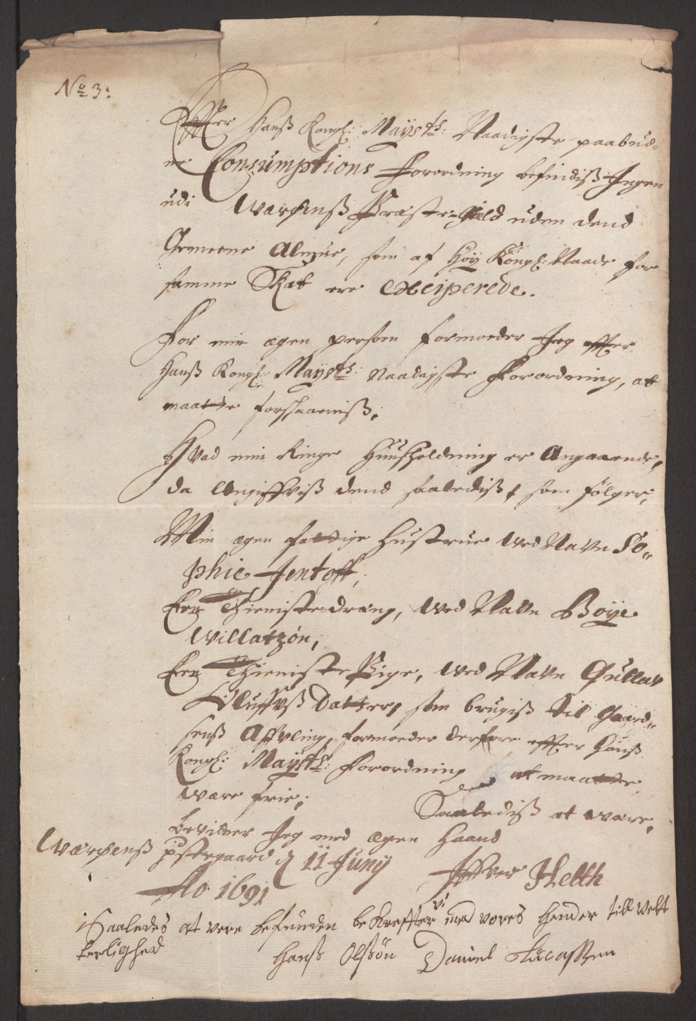 Rentekammeret inntil 1814, Reviderte regnskaper, Fogderegnskap, RA/EA-4092/R67/L4675: Fogderegnskap Vesterålen, Andenes og Lofoten, 1691-1693, s. 68