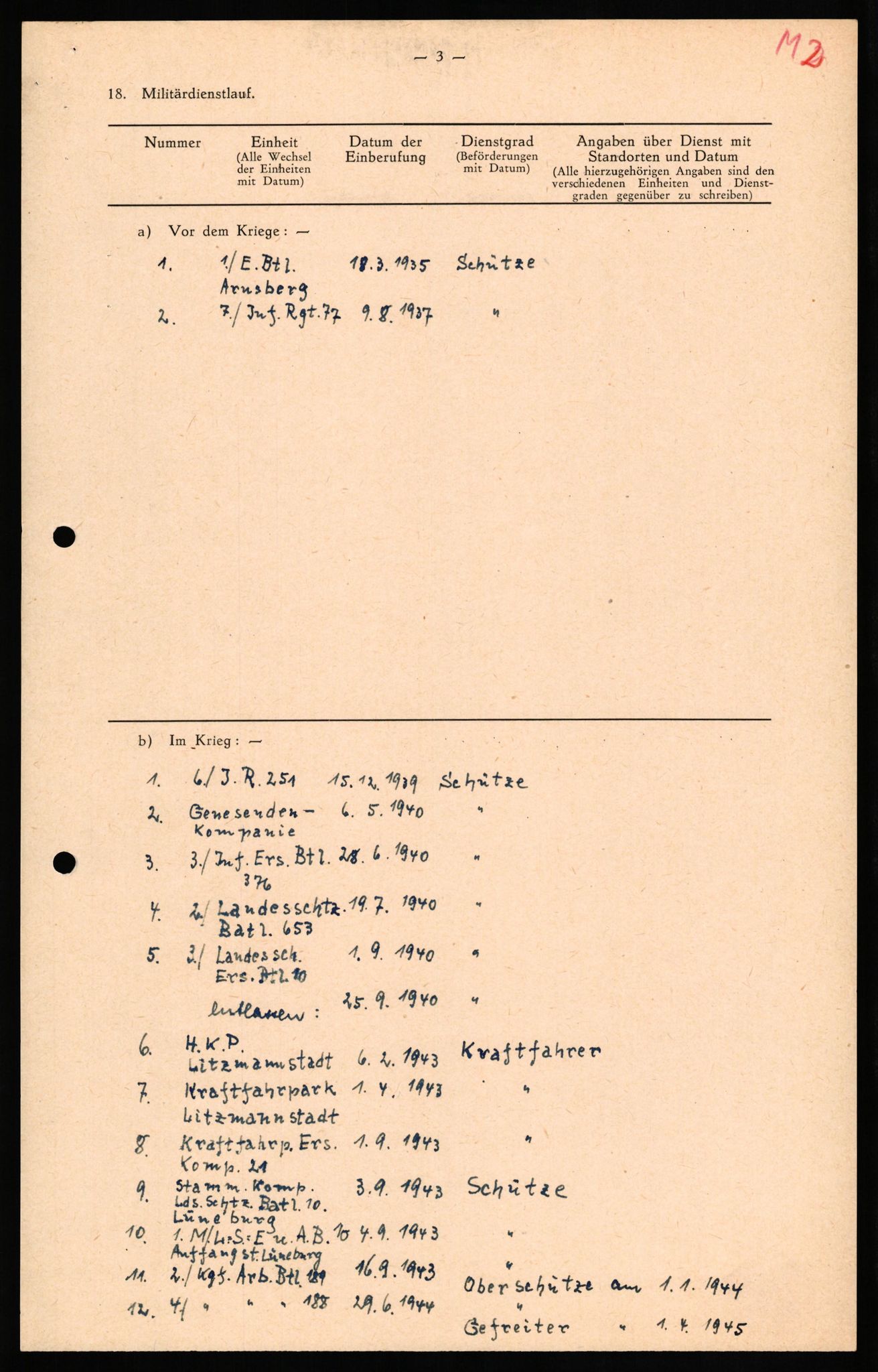 Forsvaret, Forsvarets overkommando II, AV/RA-RAFA-3915/D/Db/L0021: CI Questionaires. Tyske okkupasjonsstyrker i Norge. Tyskere., 1945-1946, s. 441