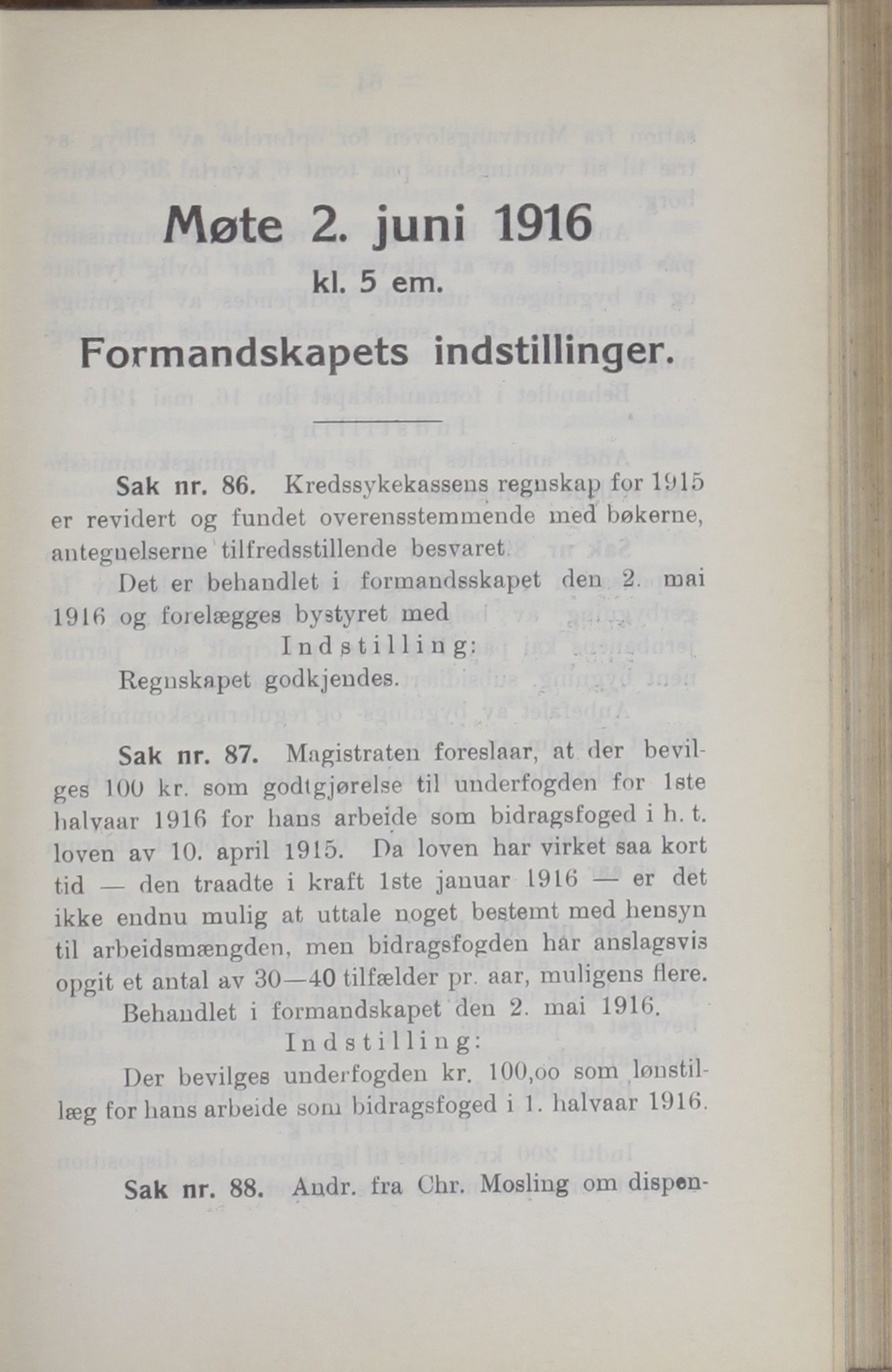 Narvik kommune. Formannskap , AIN/K-18050.150/A/Ab/L0006: Møtebok, 1916