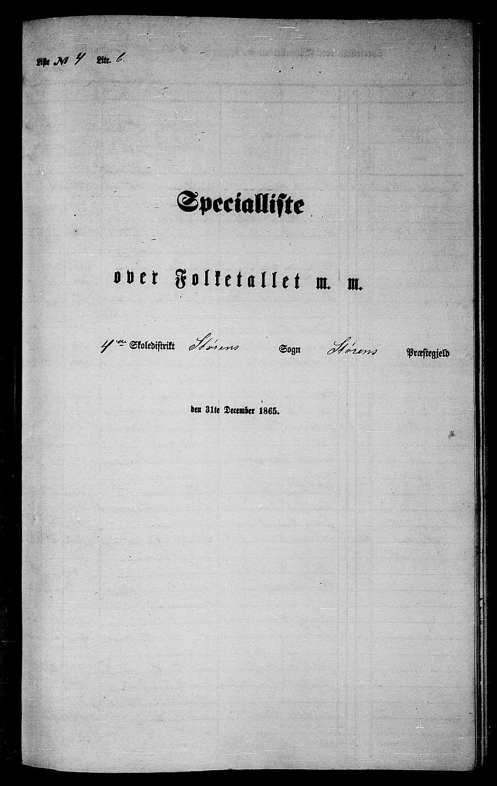 RA, Folketelling 1865 for 1648P Støren prestegjeld, 1865, s. 80