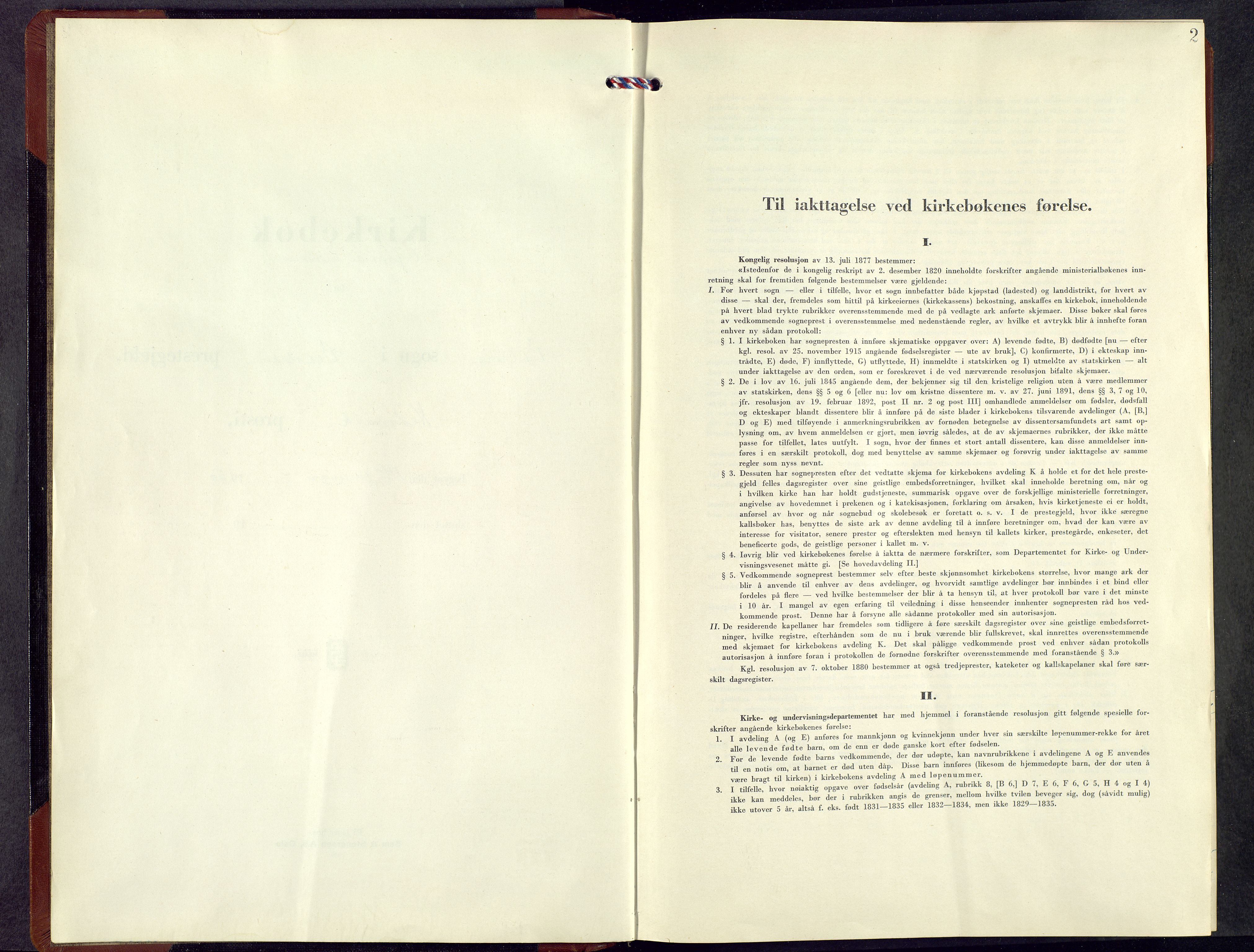 Veldre prestekontor, AV/SAH-PREST-018/L/La/L0003: Klokkerbok nr. 3, 1950-1967, s. 2