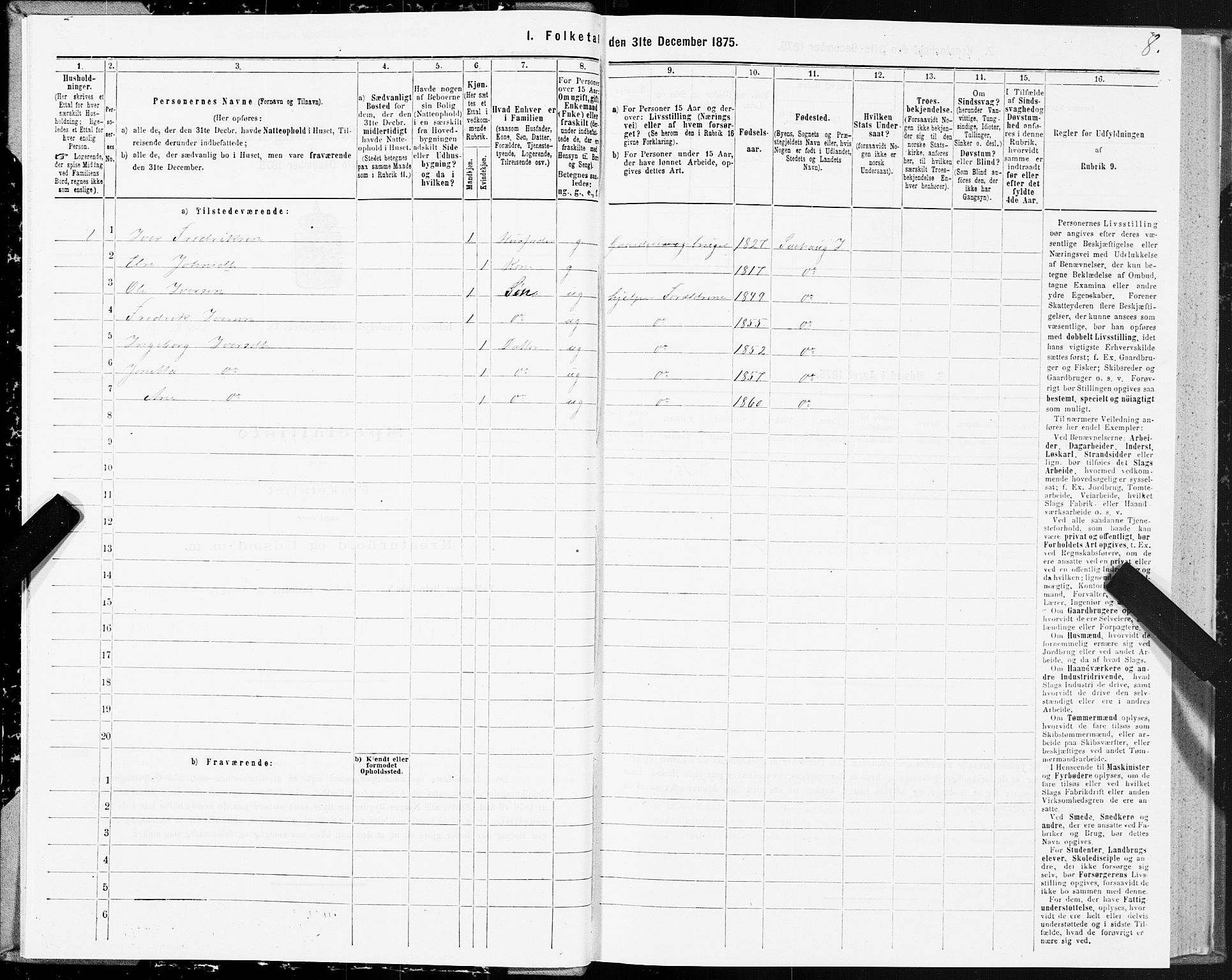 SAT, Folketelling 1875 for 1729P Inderøy prestegjeld, 1875, s. 5008