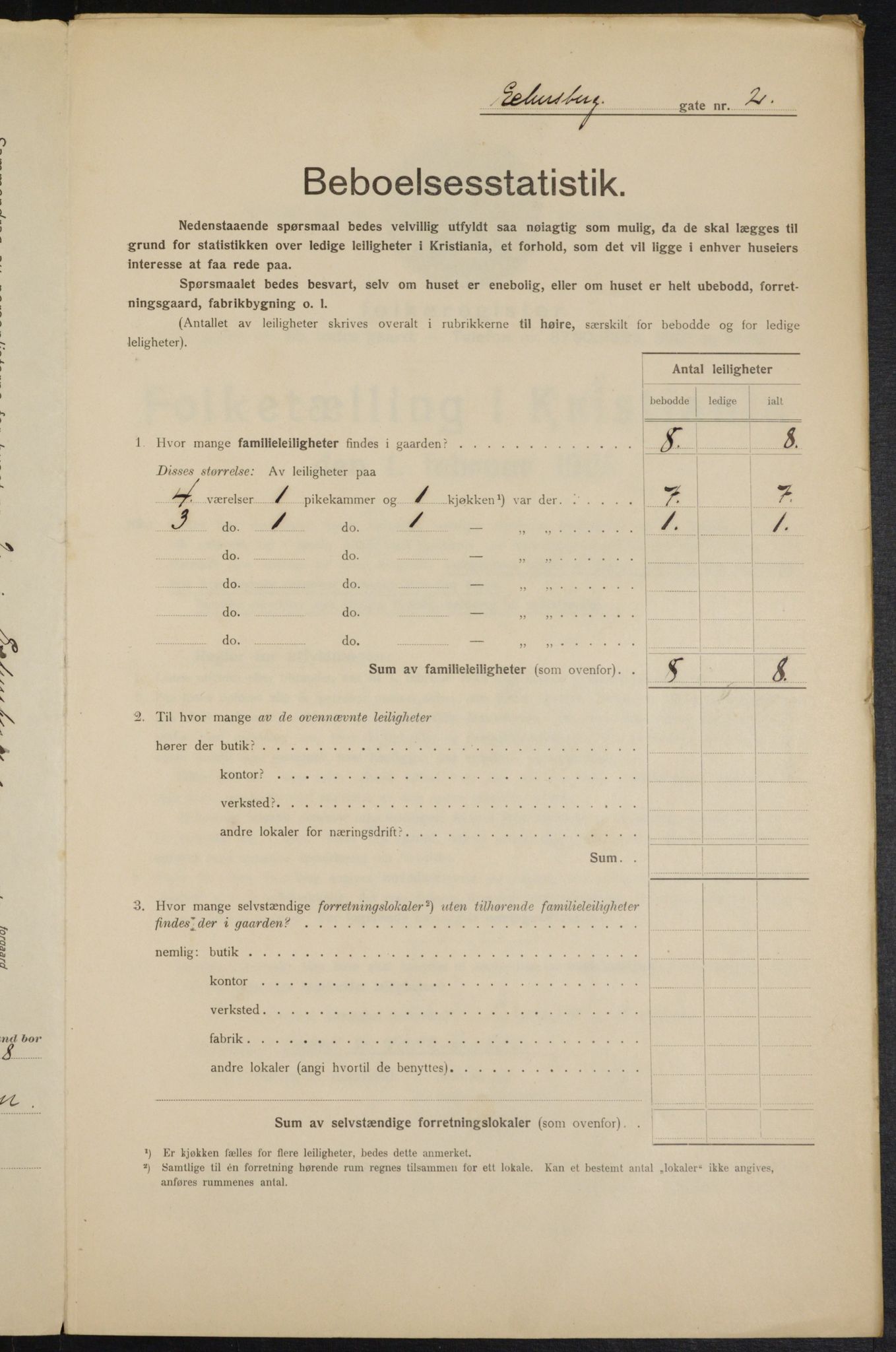 OBA, Kommunal folketelling 1.2.1915 for Kristiania, 1915, s. 17695