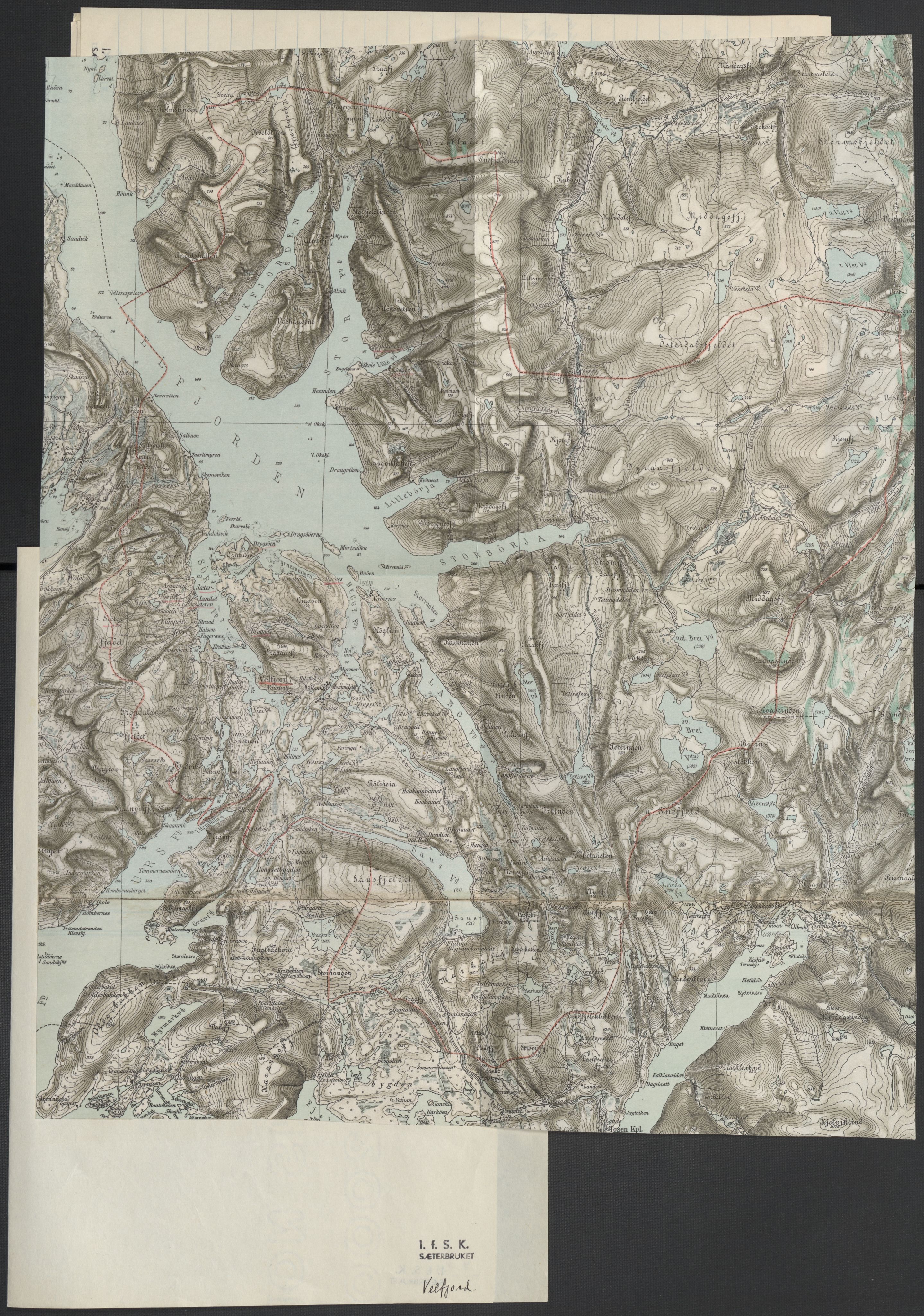 Instituttet for sammenlignende kulturforskning, AV/RA-PA-0424/F/Fc/L0016/0001: Eske B16: / Nordland (perm XLVI), 1932-1938