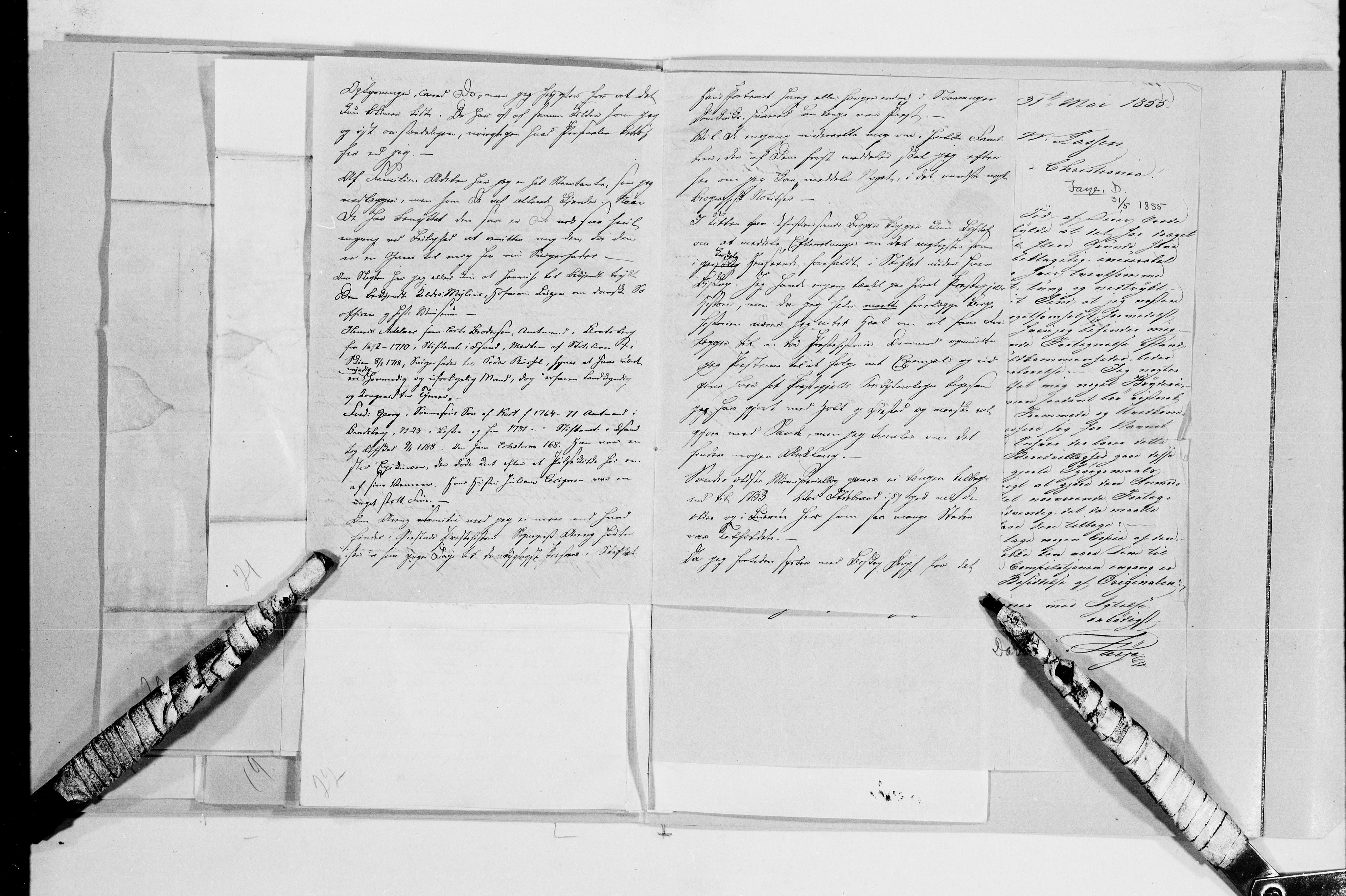 Lassens samlinger, AV/RA-PA-0051/G/L0097: Alfabetisk ordnede brev til Wilhelm Lassen: Fabritius - Grønvold, 1815-1907, s. 22