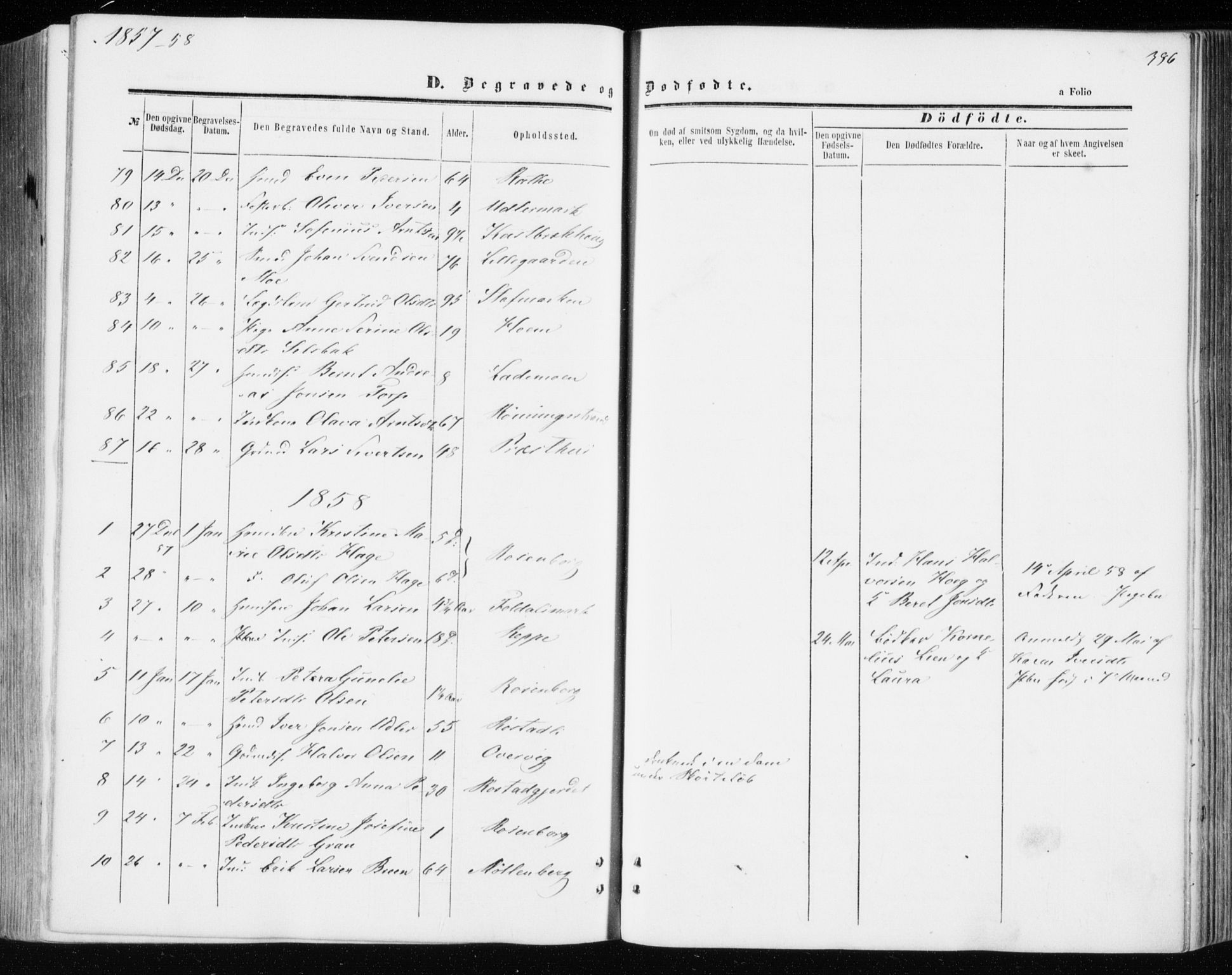 Ministerialprotokoller, klokkerbøker og fødselsregistre - Sør-Trøndelag, SAT/A-1456/606/L0292: Ministerialbok nr. 606A07, 1856-1865, s. 386