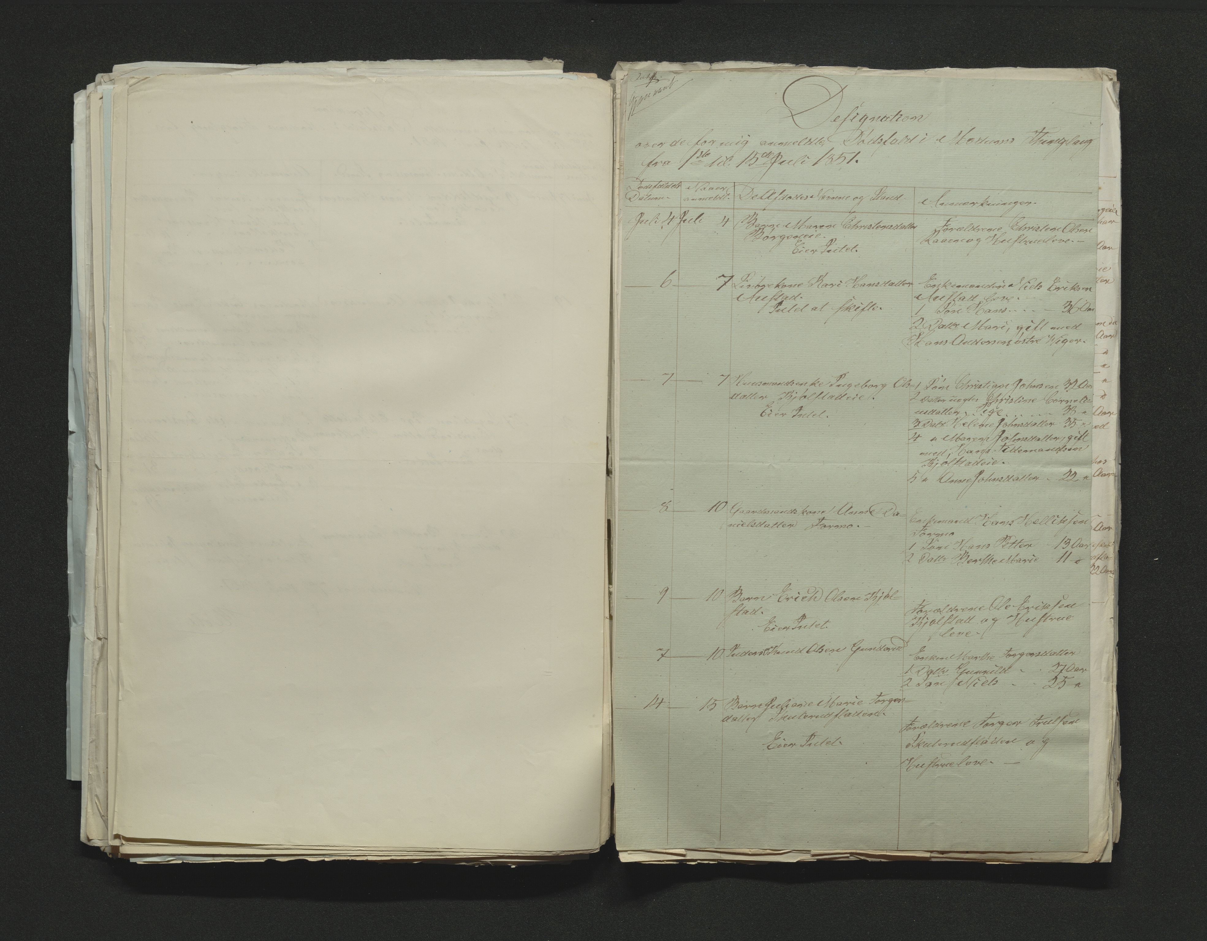 Eiker, Modum og Sigdal sorenskriveri, AV/SAKO-A-123/H/Ha/Hab/L0008: Dødsfallsmeldinger, 1850-1853