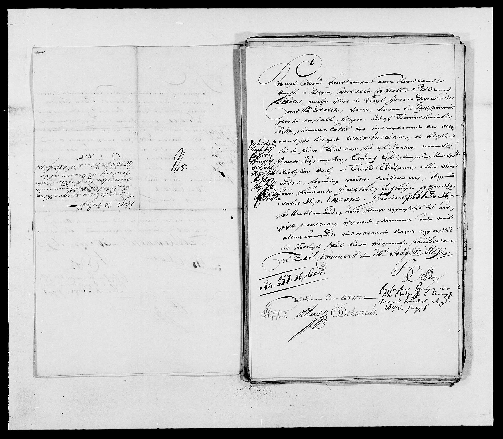 Rentekammeret inntil 1814, Reviderte regnskaper, Fogderegnskap, AV/RA-EA-4092/R68/L4751: Fogderegnskap Senja og Troms, 1690-1693, s. 211