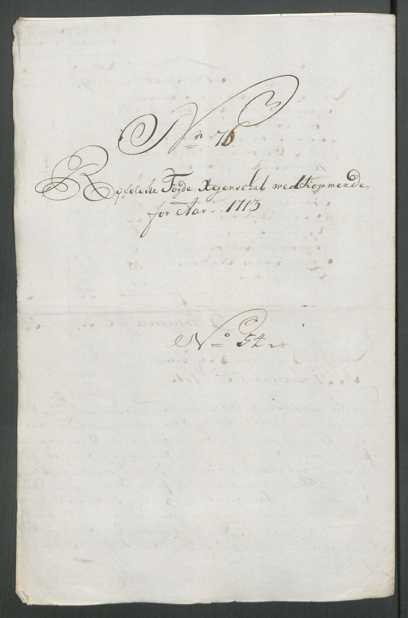 Rentekammeret inntil 1814, Reviderte regnskaper, Fogderegnskap, AV/RA-EA-4092/R47/L2866: Fogderegnskap Ryfylke, 1713, s. 375