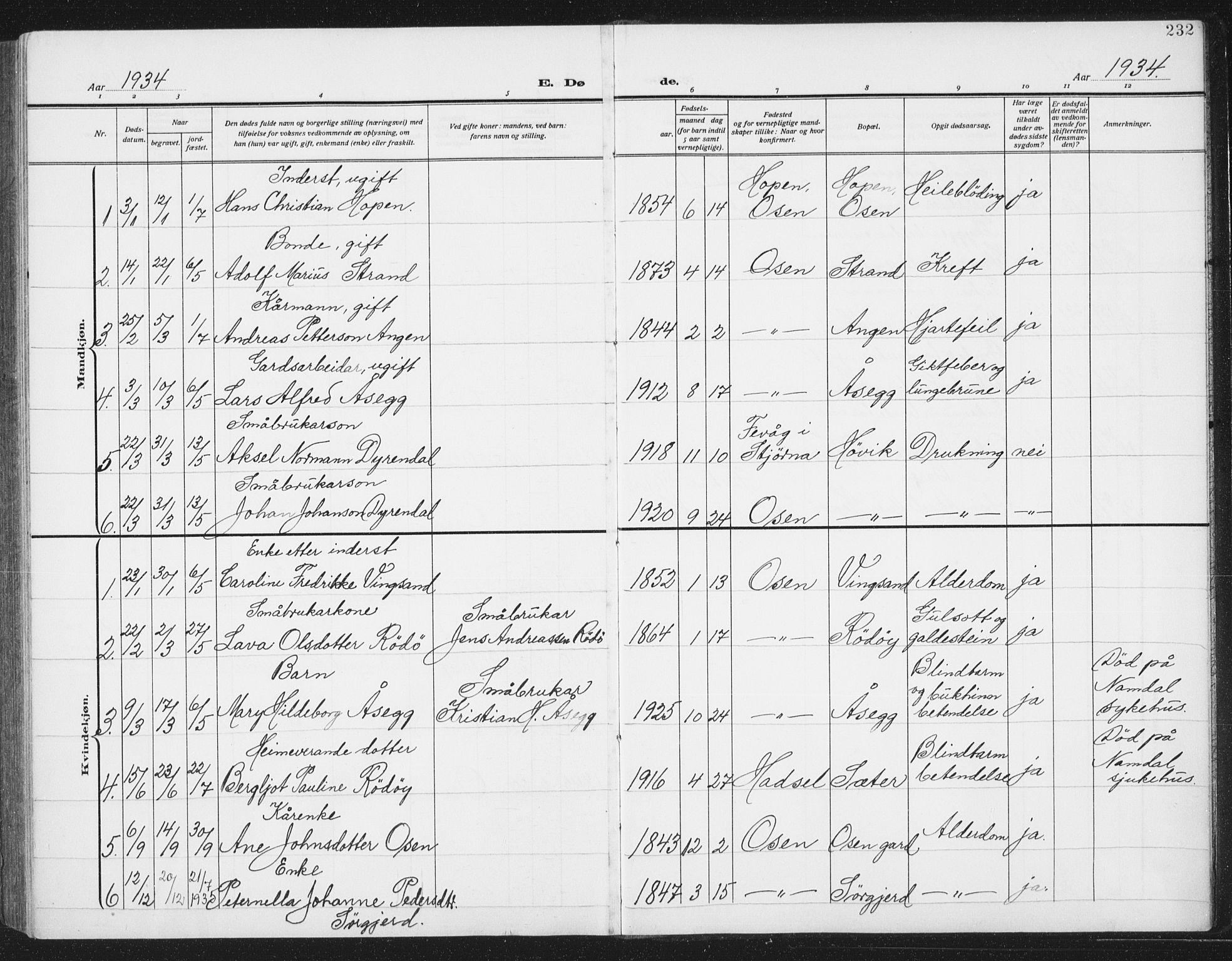 Ministerialprotokoller, klokkerbøker og fødselsregistre - Sør-Trøndelag, AV/SAT-A-1456/658/L0727: Klokkerbok nr. 658C03, 1909-1935, s. 232