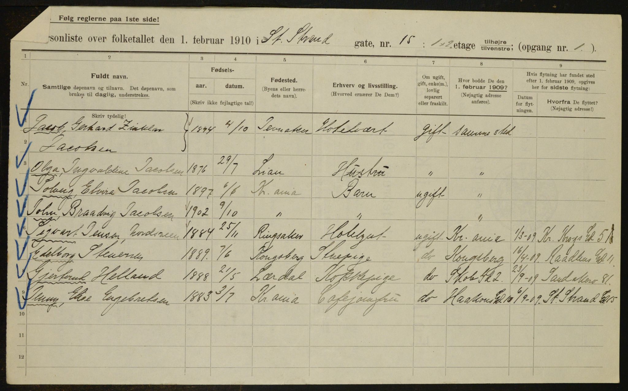 OBA, Kommunal folketelling 1.2.1910 for Kristiania, 1910, s. 97759