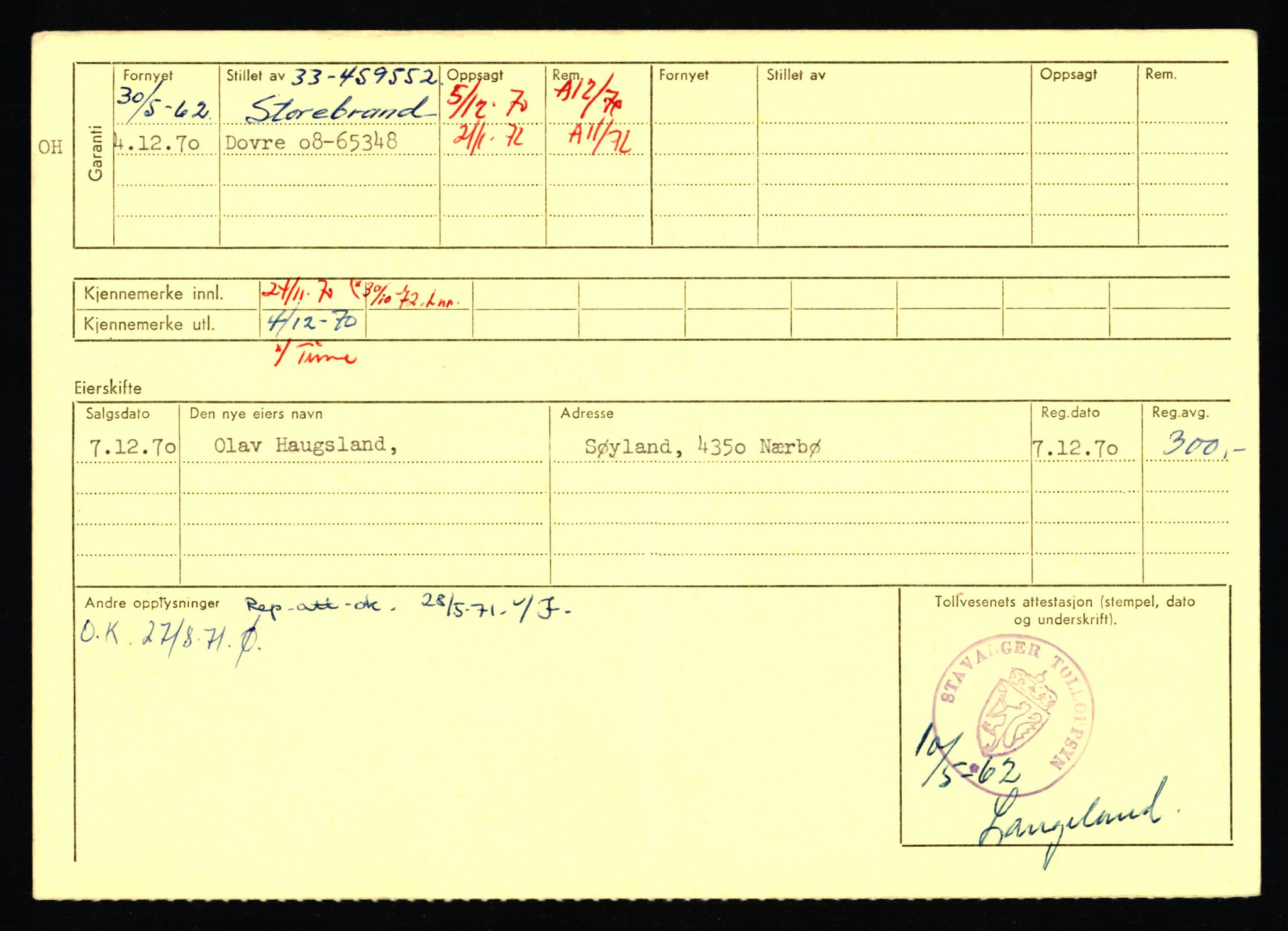 Stavanger trafikkstasjon, AV/SAST-A-101942/0/F/L0037: L-20500 - L-21499, 1930-1971, s. 1872