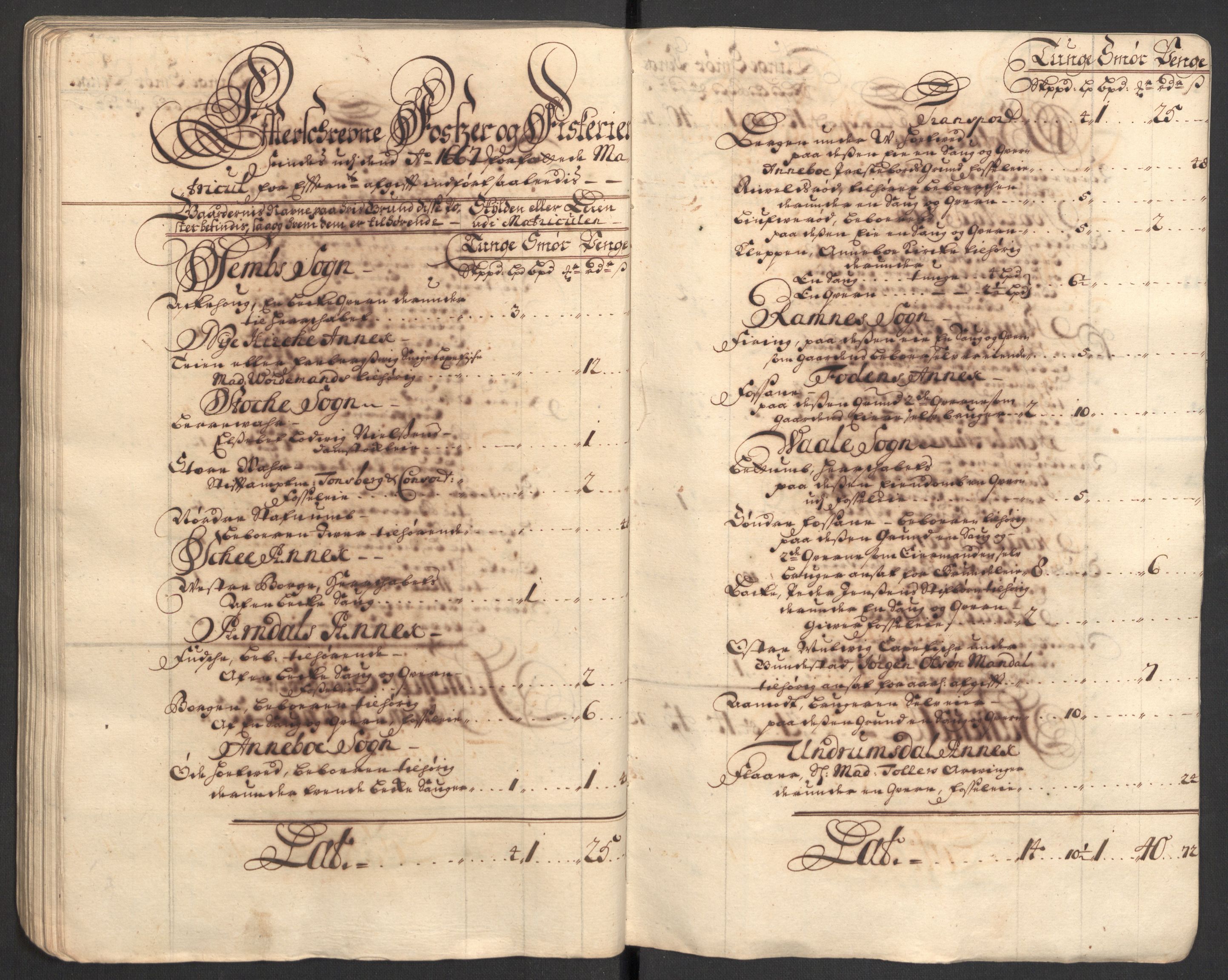 Rentekammeret inntil 1814, Reviderte regnskaper, Fogderegnskap, AV/RA-EA-4092/R32/L1871: Fogderegnskap Jarlsberg grevskap, 1703-1705, s. 507