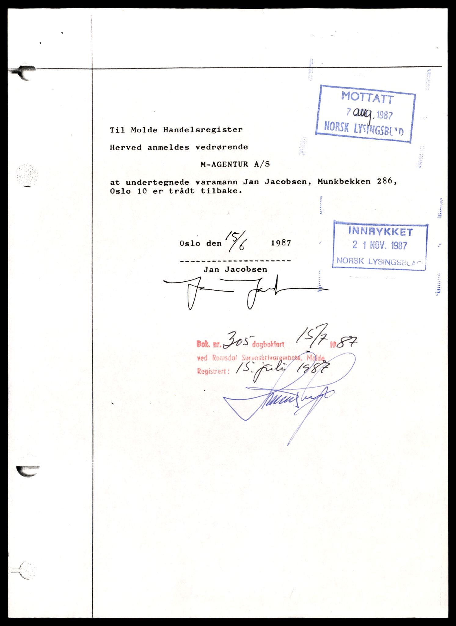 Romsdal sorenskriveri, AV/SAT-A-4149/2/J/Jd/Jde/L0020: Bilag, M-Mic, 1944-1990, s. 3