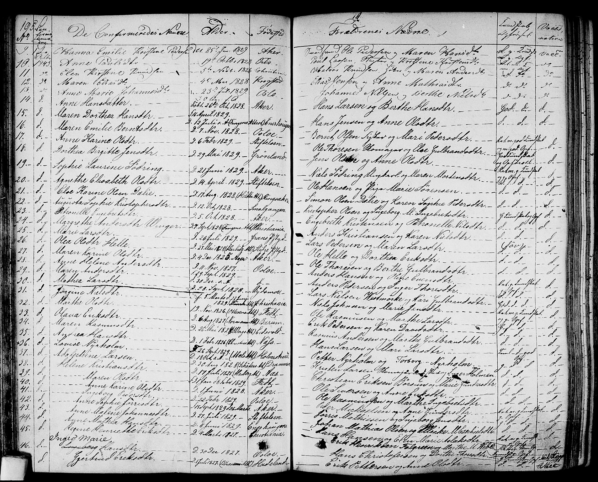 Gamlebyen prestekontor Kirkebøker, AV/SAO-A-10884/F/Fa/L0003: Ministerialbok nr. 3, 1829-1849, s. 195