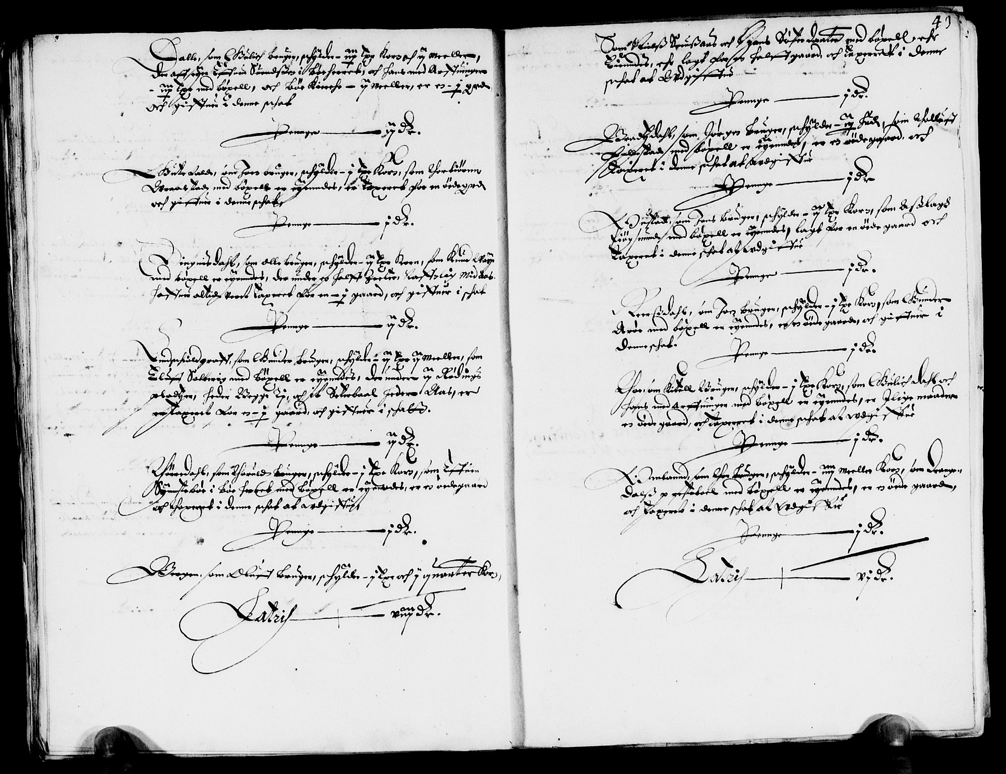 Rentekammeret inntil 1814, Reviderte regnskaper, Lensregnskaper, AV/RA-EA-5023/R/Rb/Rbp/L0038: Bratsberg len, 1651-1653