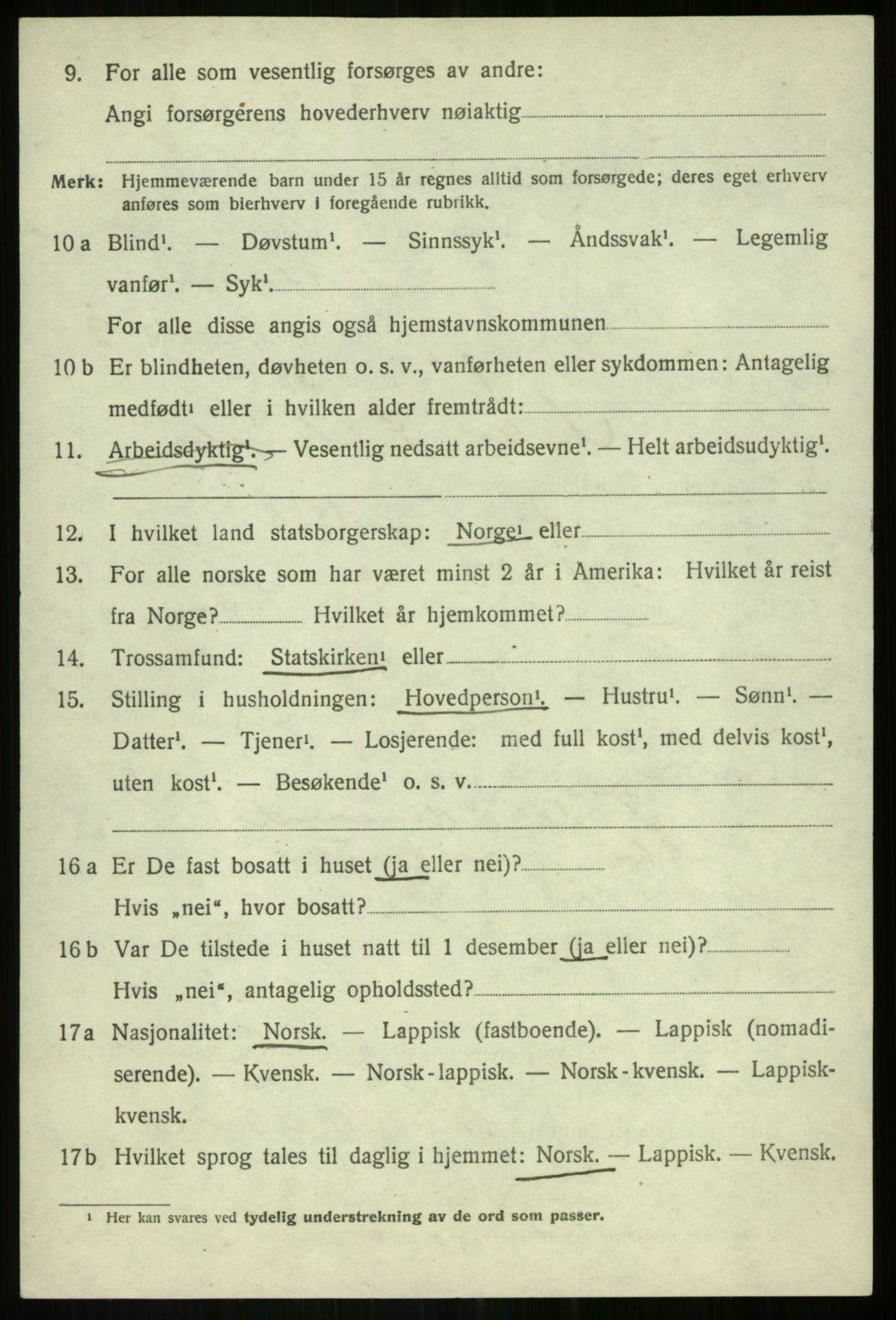 SATØ, Folketelling 1920 for 1922 Bardu herred, 1920, s. 3168