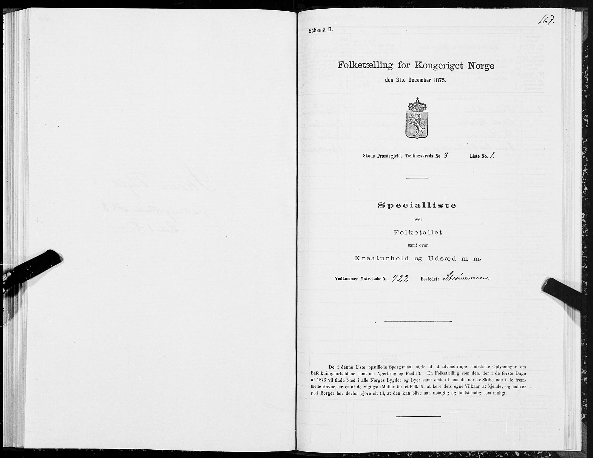 SAT, Folketelling 1875 for 1529P Skodje prestegjeld, 1875, s. 1167