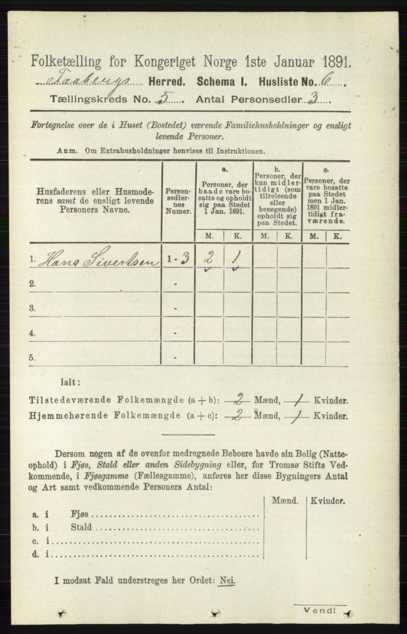 RA, Folketelling 1891 for 0524 Fåberg herred, 1891, s. 1556