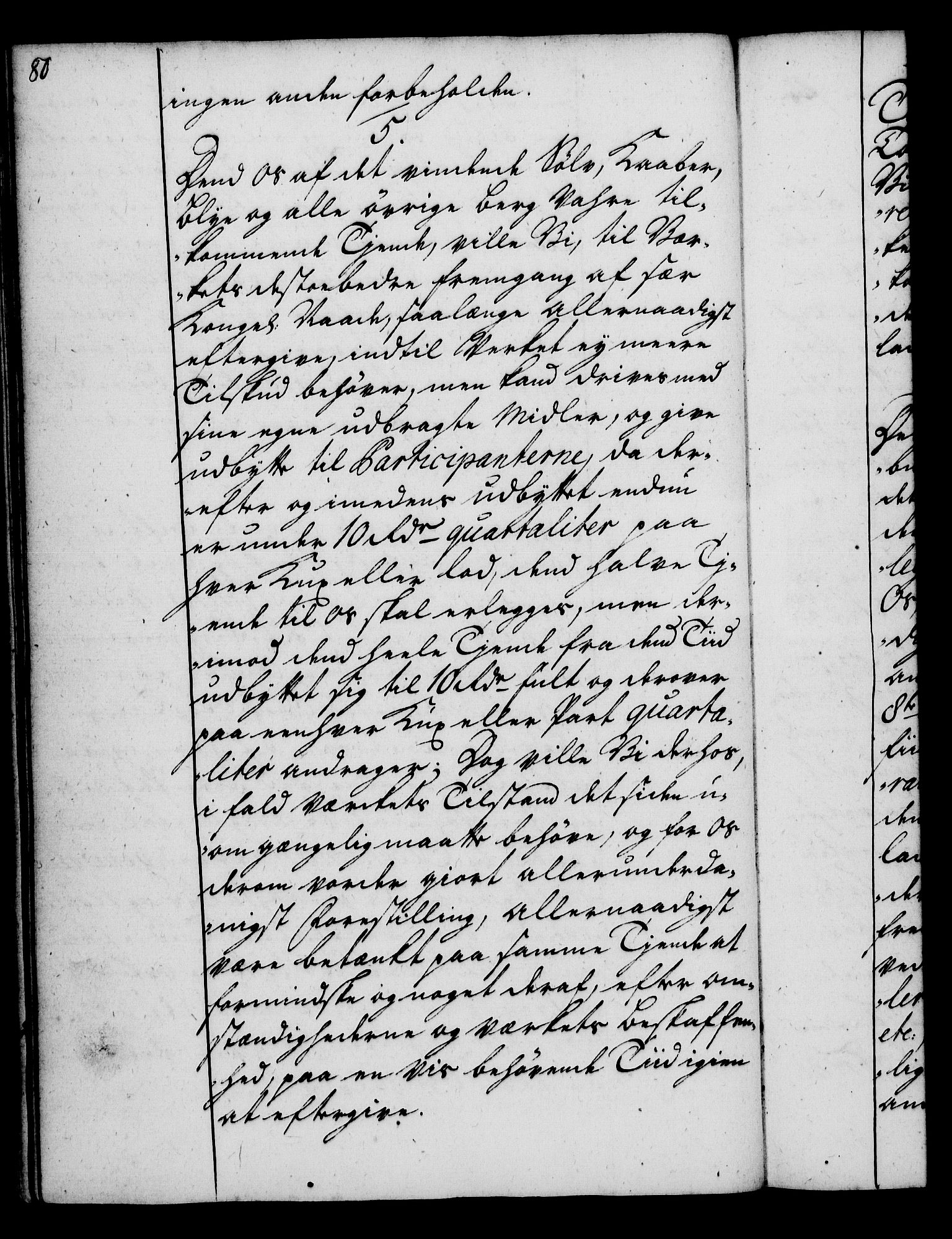 Rentekammeret, Kammerkanselliet, AV/RA-EA-3111/G/Gg/Gga/L0004: Norsk ekspedisjonsprotokoll med register (merket RK 53.4), 1734-1741, s. 80