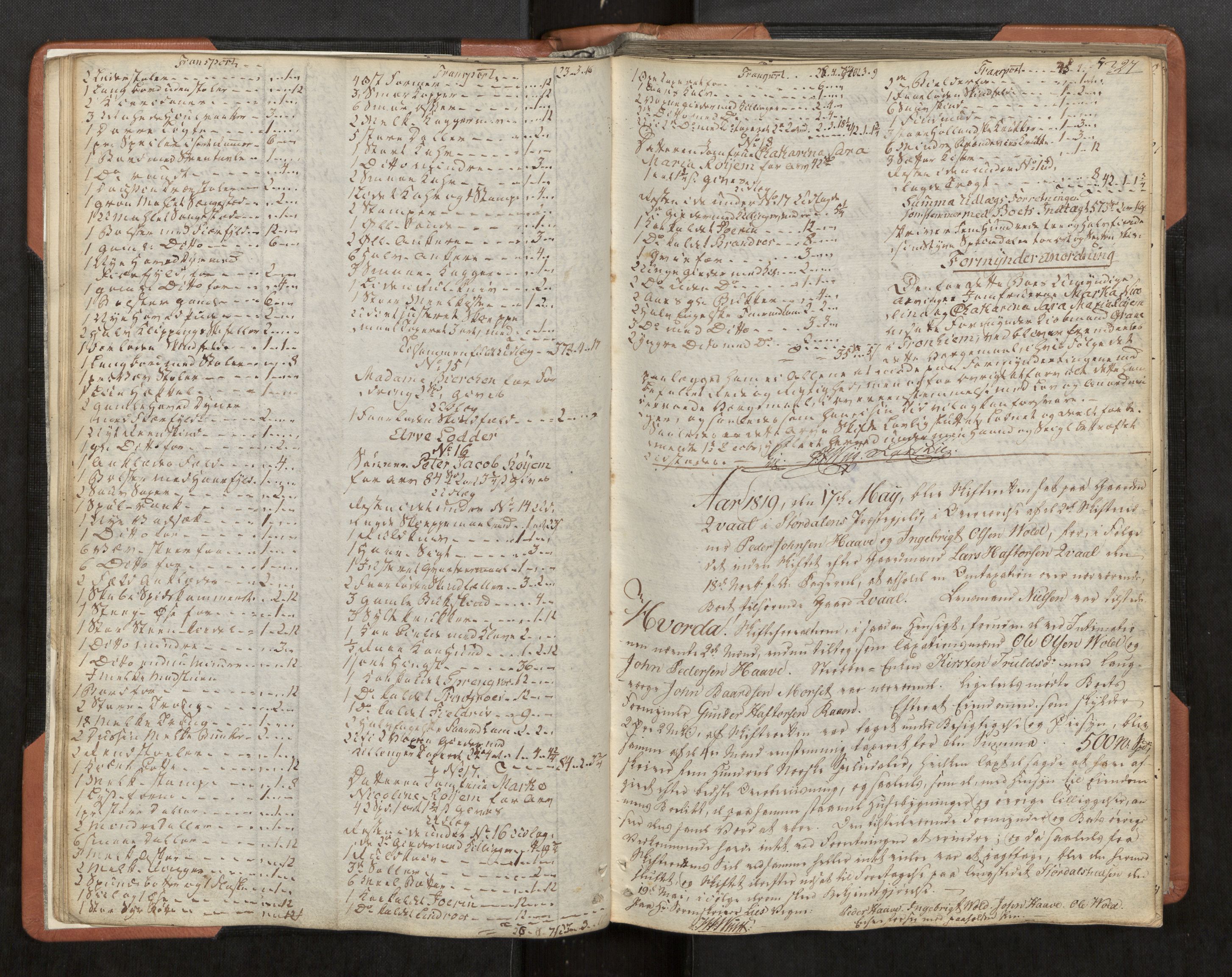 Stjør- og Verdal sorenskriveri, AV/SAT-A-4167/1/3/3A/L0026: Skifteprotokoll 21, 1818-1832, s. 27