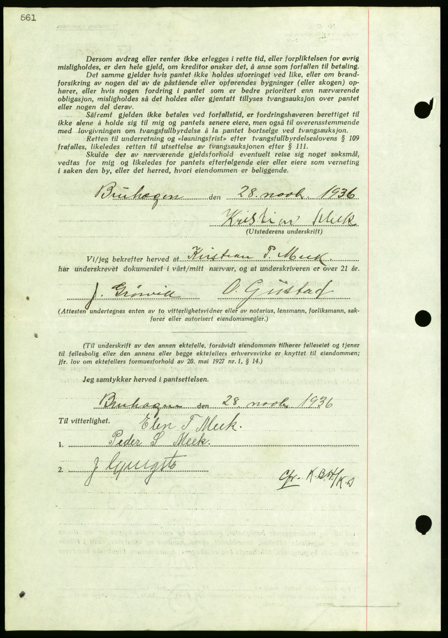 Nordmøre sorenskriveri, AV/SAT-A-4132/1/2/2Ca/L0090: Pantebok nr. B80, 1936-1937, Dagboknr: 2793/1936