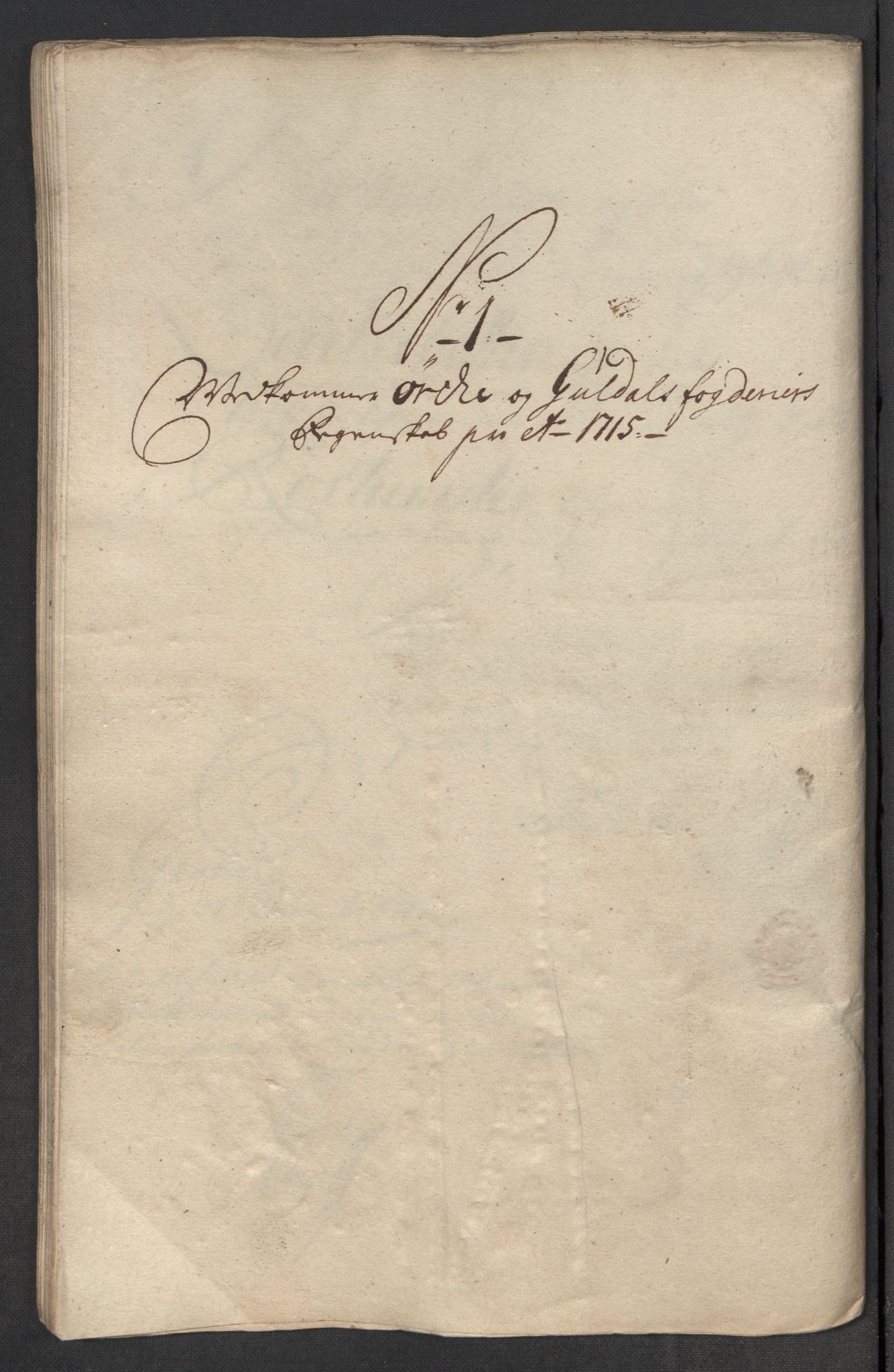 Rentekammeret inntil 1814, Reviderte regnskaper, Fogderegnskap, AV/RA-EA-4092/R60/L3966: Fogderegnskap Orkdal og Gauldal, 1715, s. 78