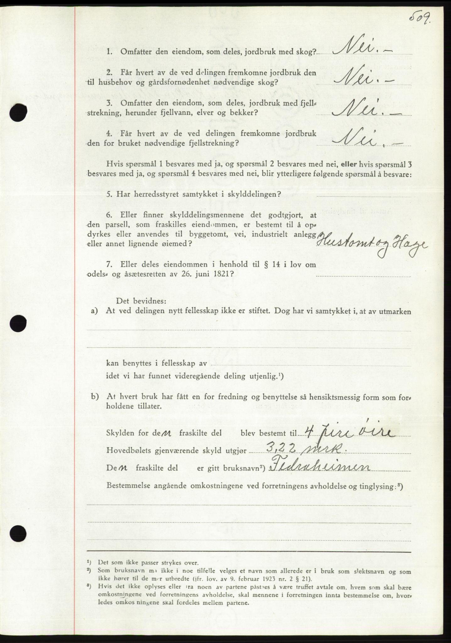 Søre Sunnmøre sorenskriveri, AV/SAT-A-4122/1/2/2C/L0069: Pantebok nr. 63, 1939-1940, Dagboknr: 247/1940