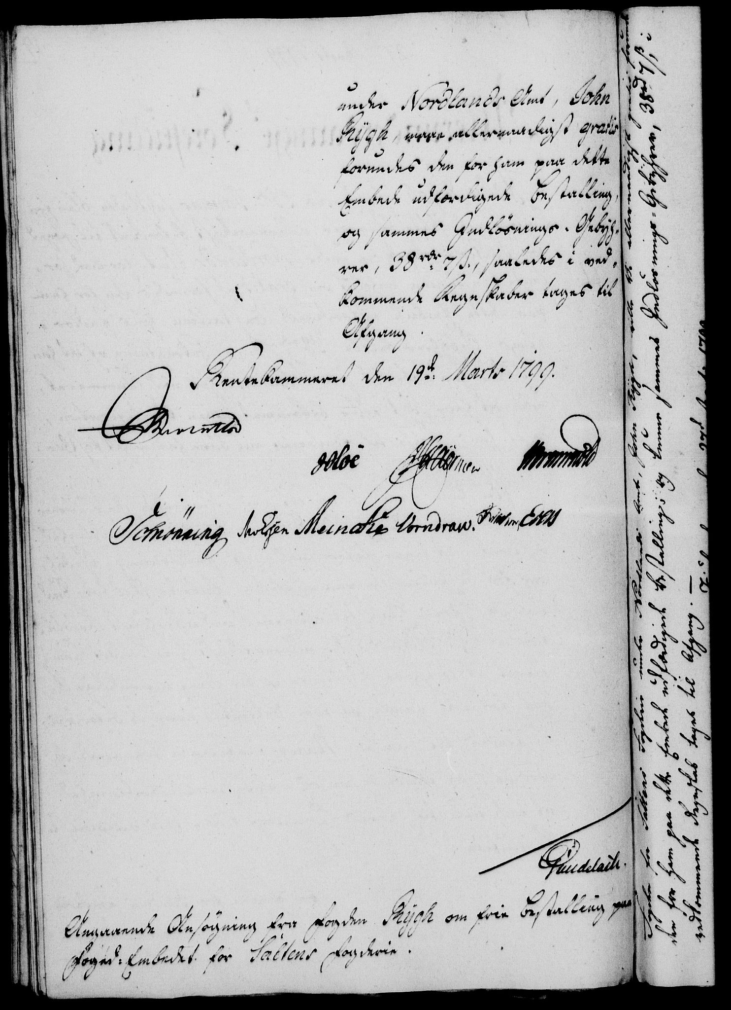 Rentekammeret, Kammerkanselliet, RA/EA-3111/G/Gf/Gfa/L0081: Norsk relasjons- og resolusjonsprotokoll (merket RK 52.81), 1799, s. 142